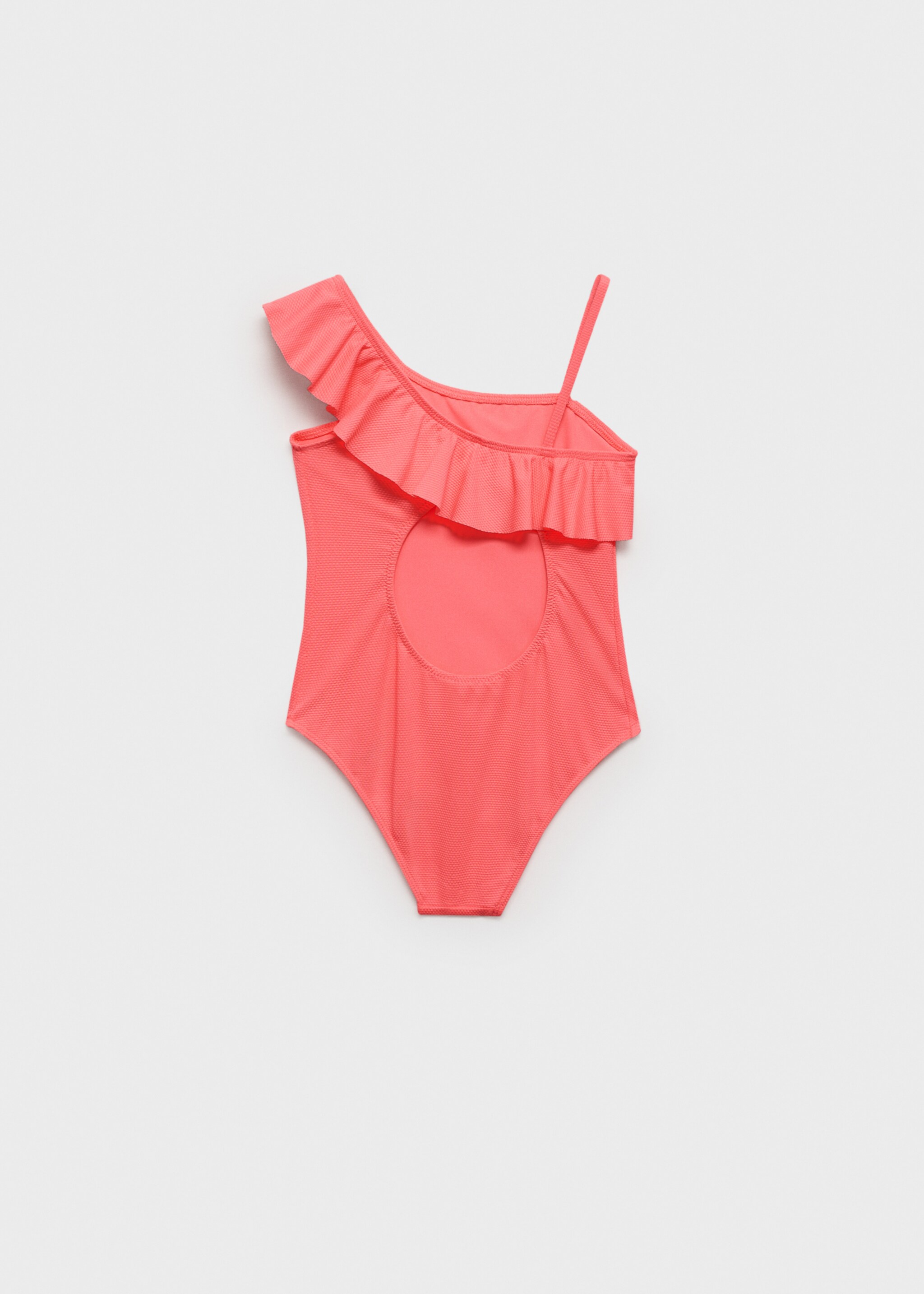 Asymmetric ruffle swimsuit - Reverse of the article
