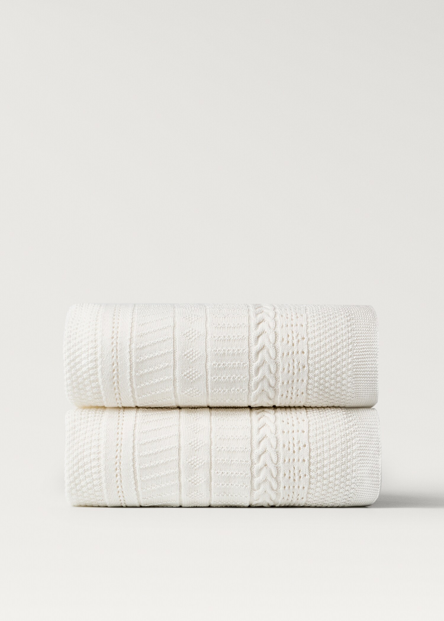Children's cotton knitted blanket - Article without model