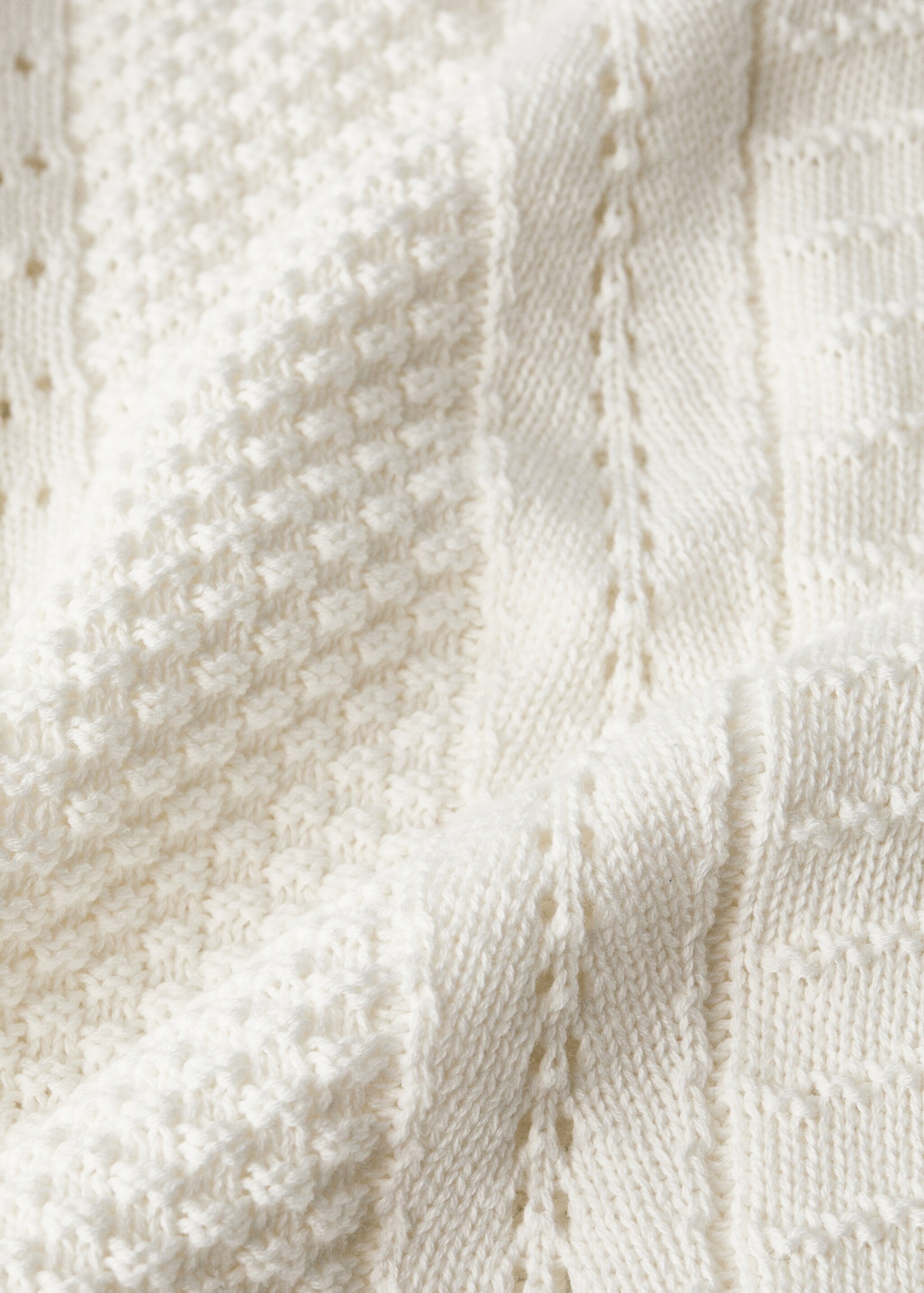 Children's cotton knitted blanket - Details of the article 1