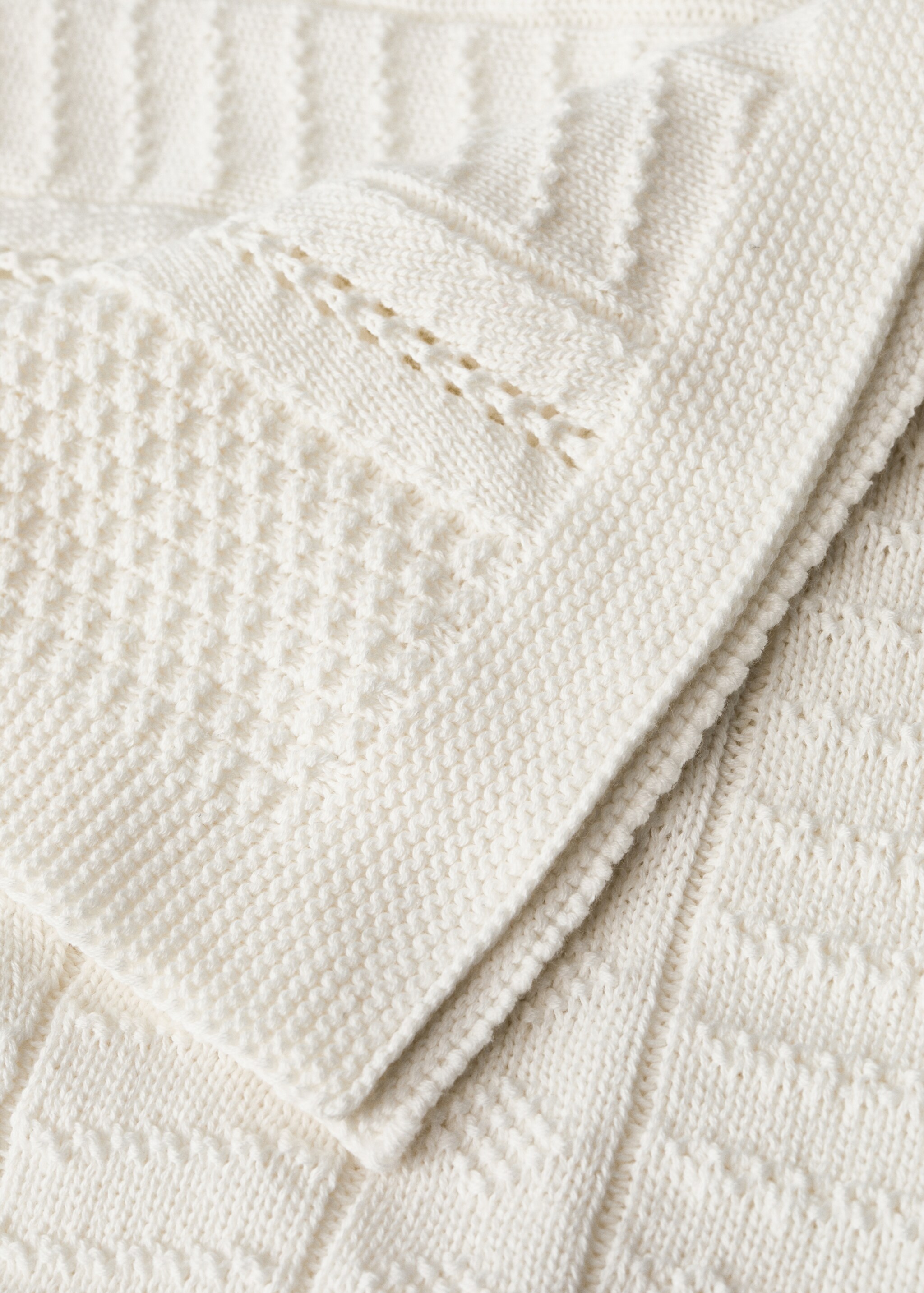 Children's cotton knitted blanket - Details of the article 2