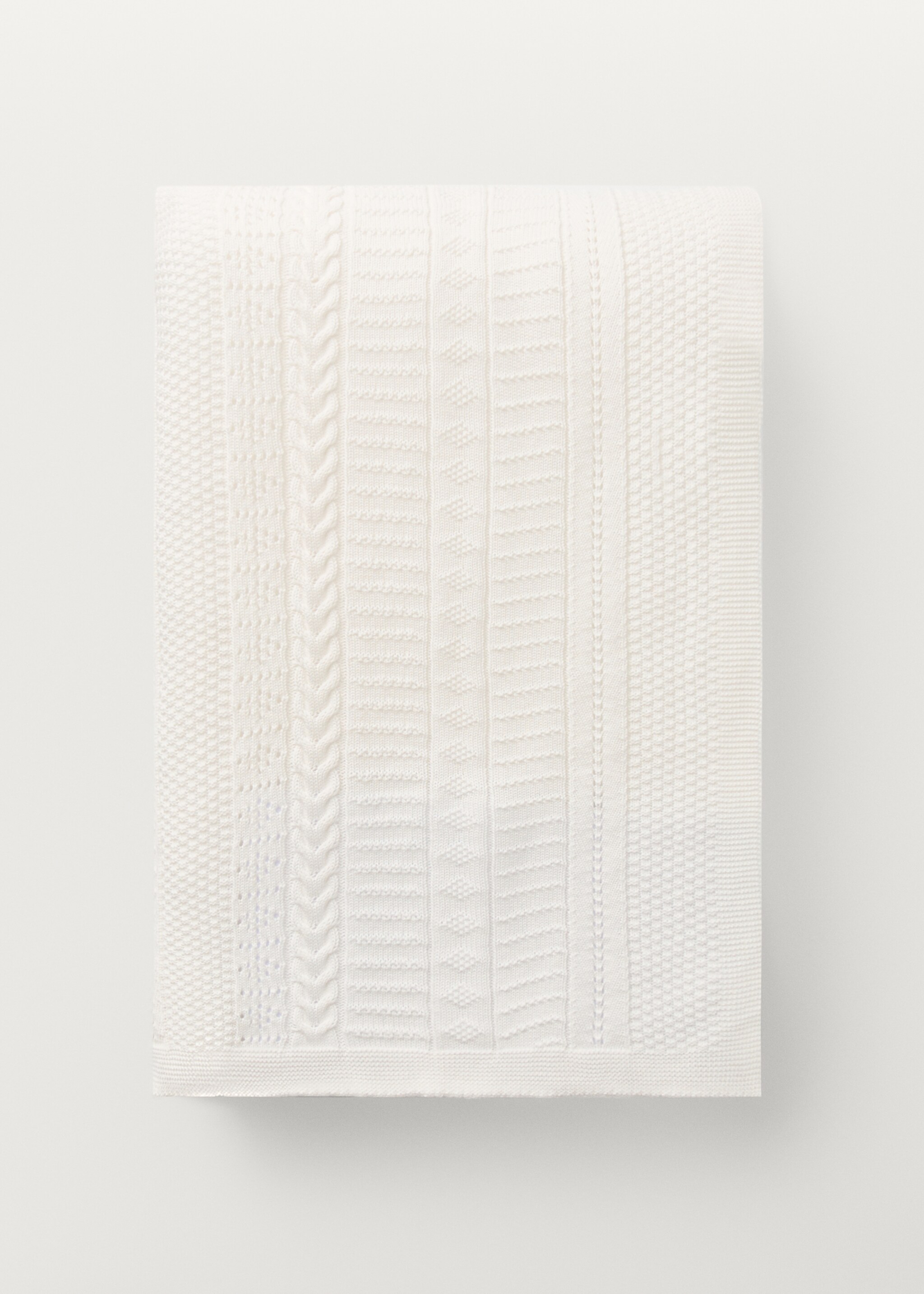 Children's cotton knitted blanket - Details of the article 4