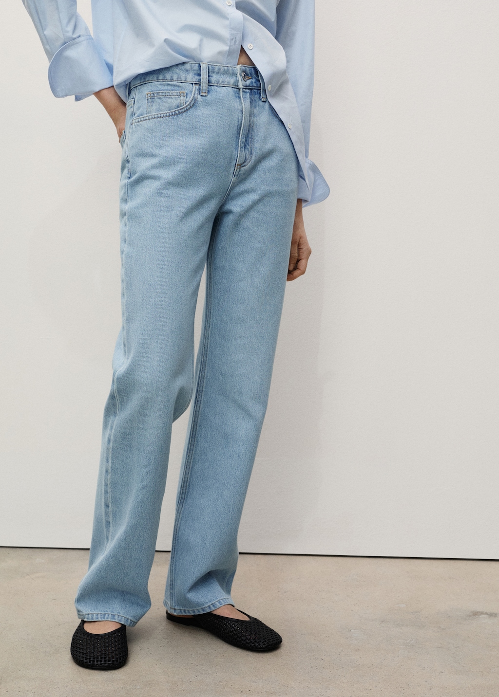 Mango Matilda medium-rise straight-fit jeans