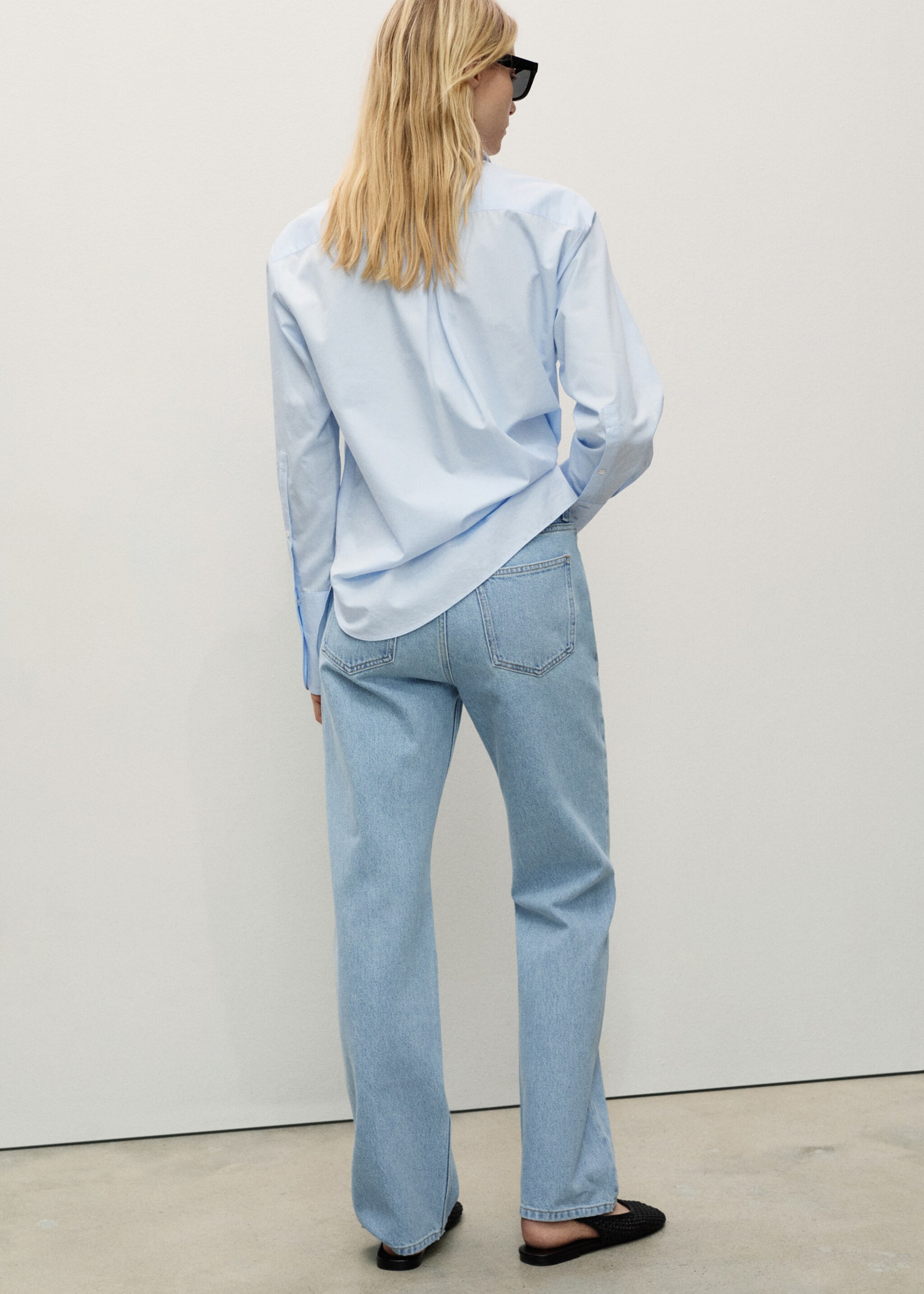 Matilda medium-rise straight-fit jeans - Reverse of the article