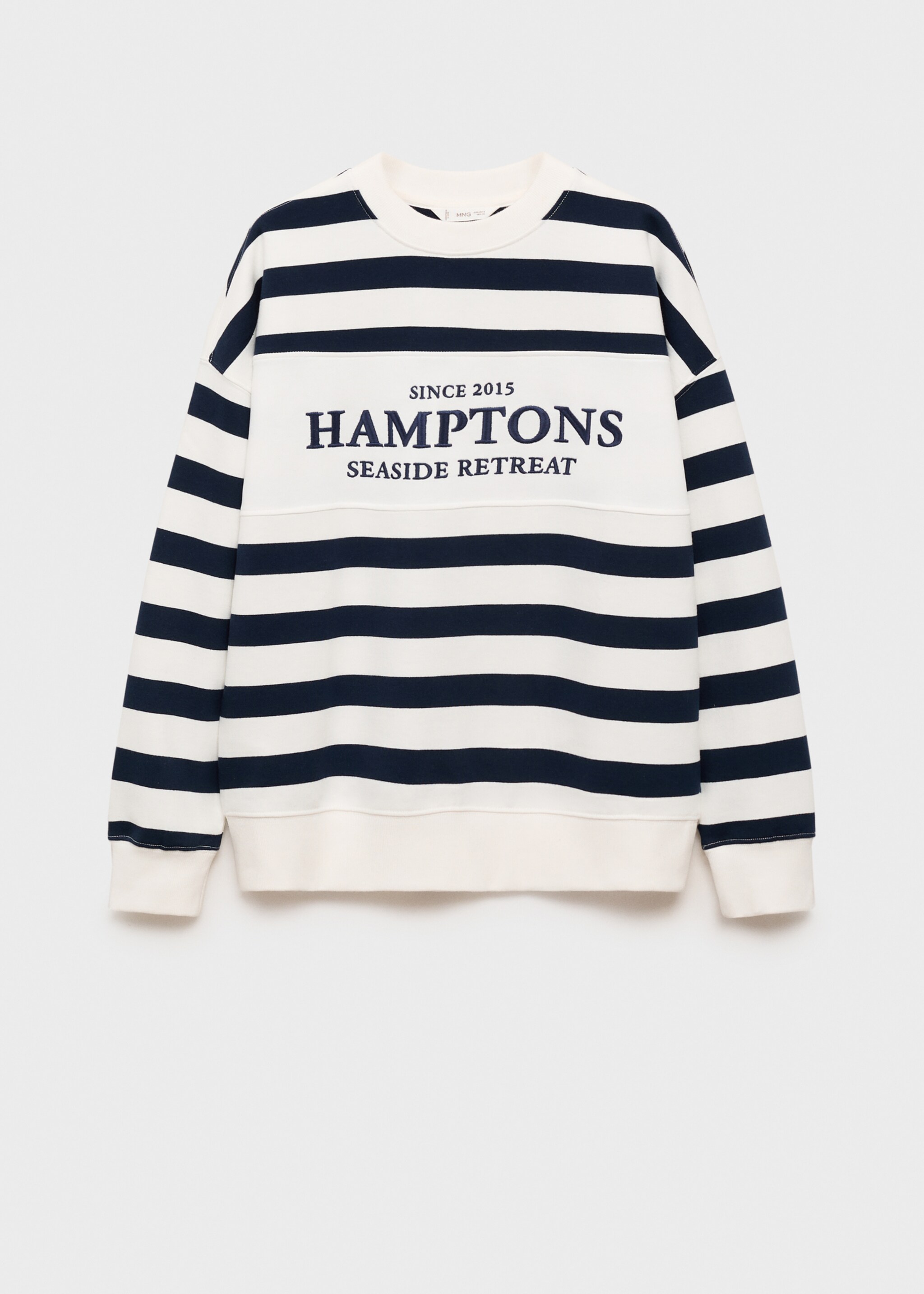 Sudadera rayas mensaje - Artículo sin modelo