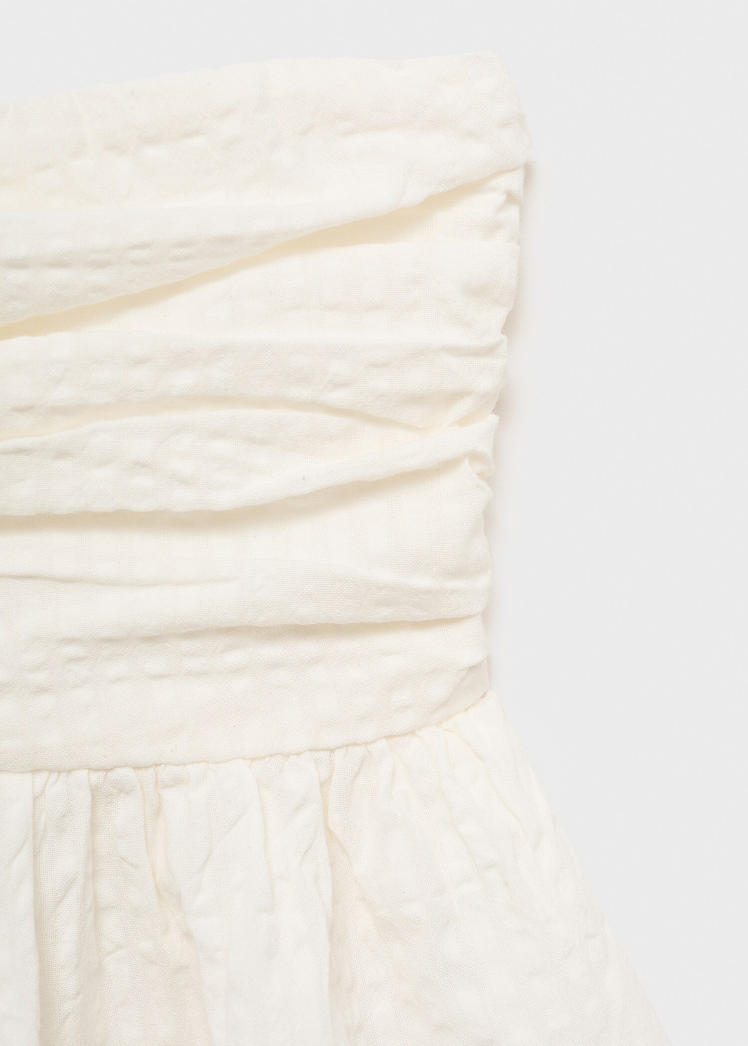 Ruched strapless top - Details of the article 0