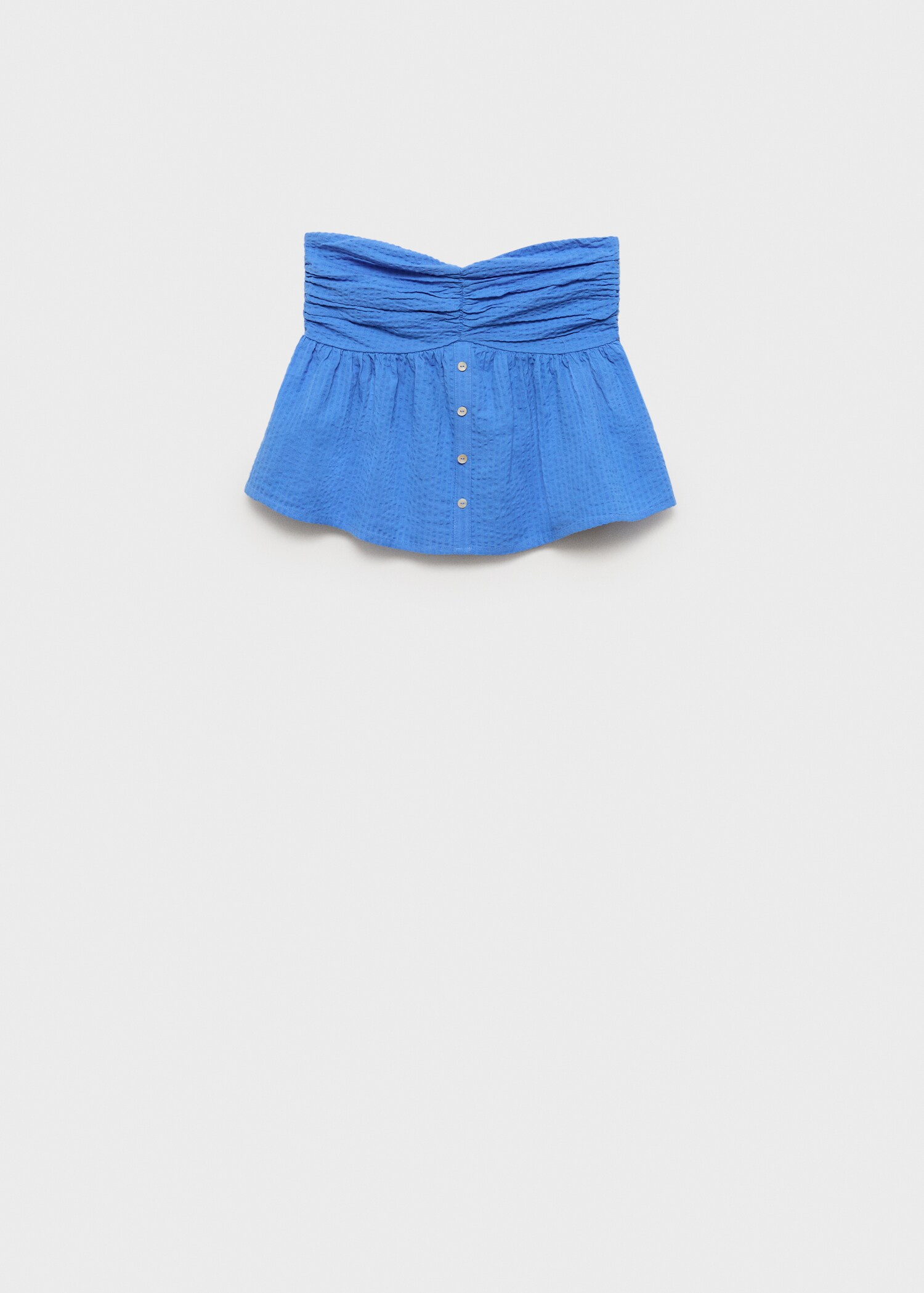 Ruched strapless top - Article without model
