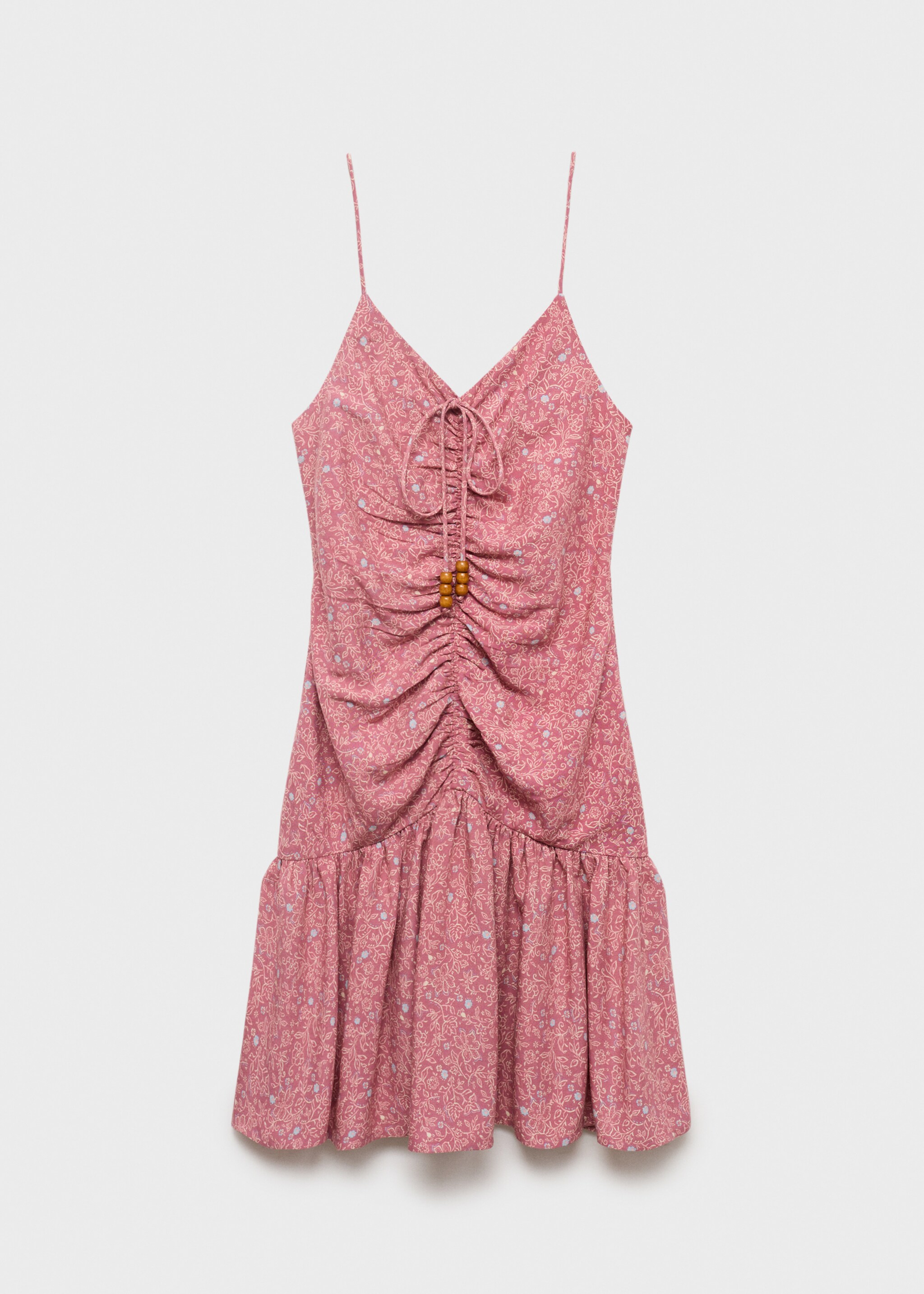 Printed ruched dress - Article without model