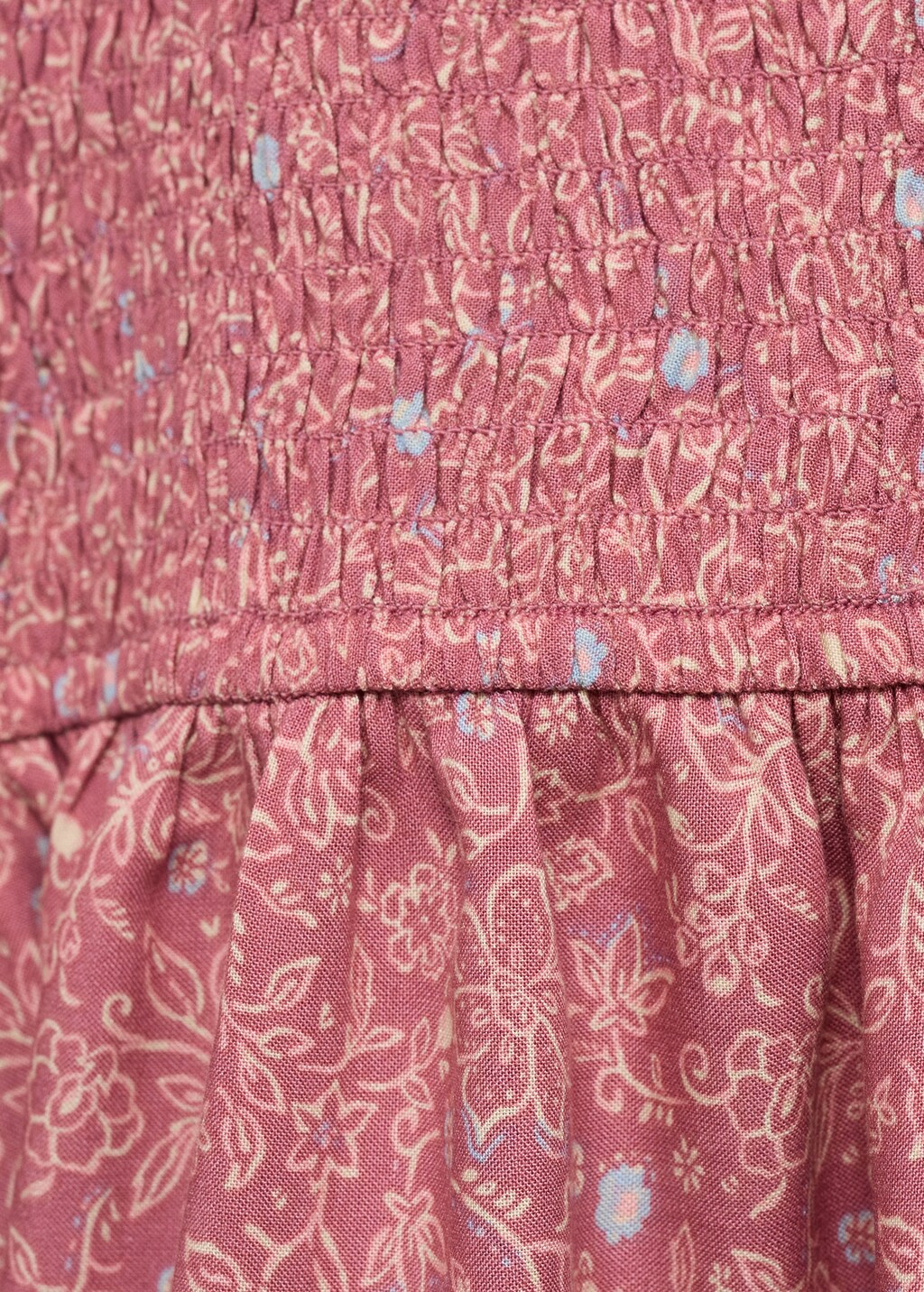 Printed ruched dress