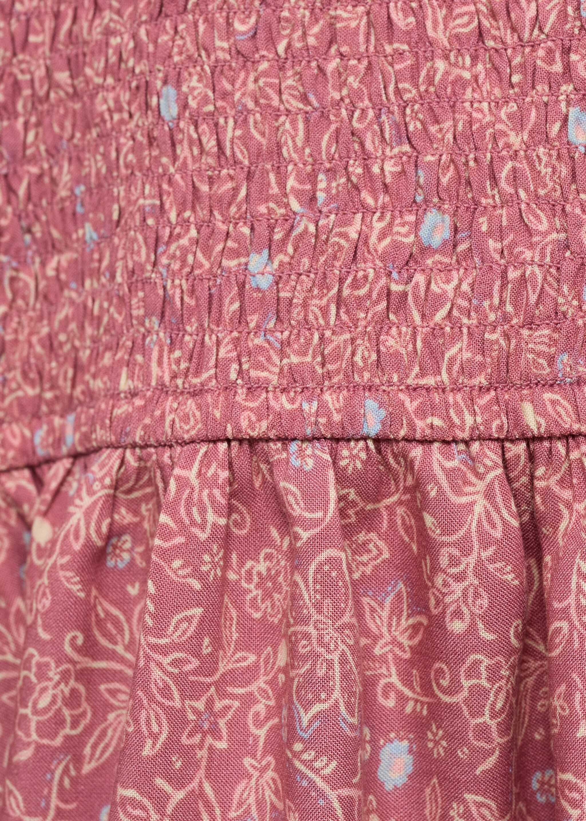 Printed ruched dress - Details of the article 0