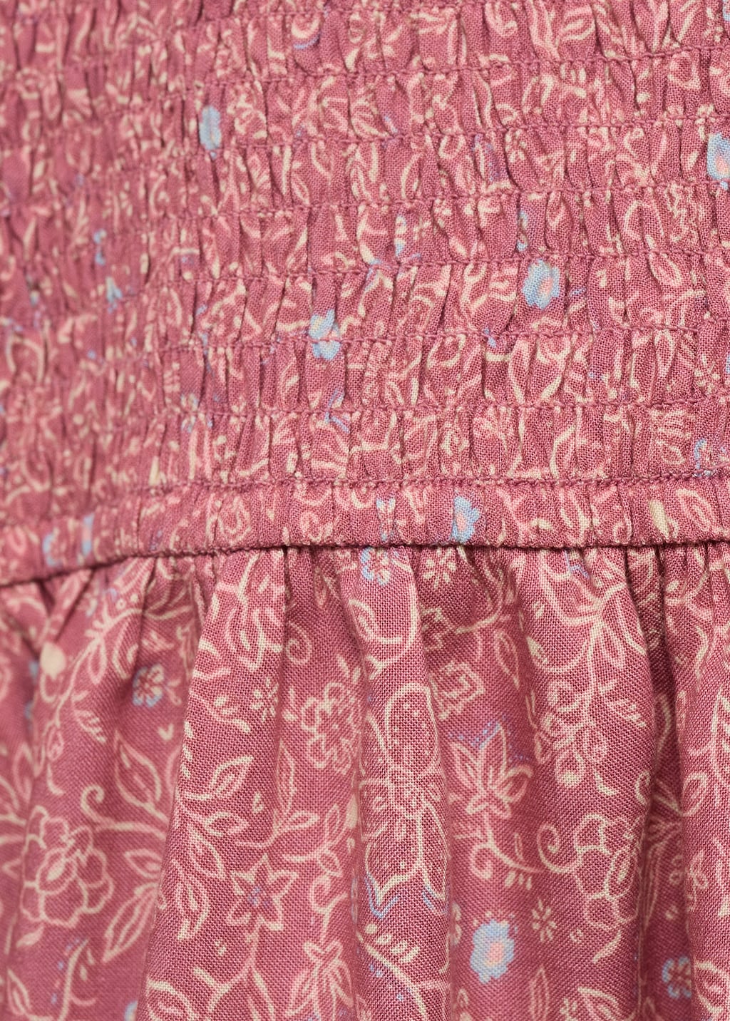 Printed ruched dress