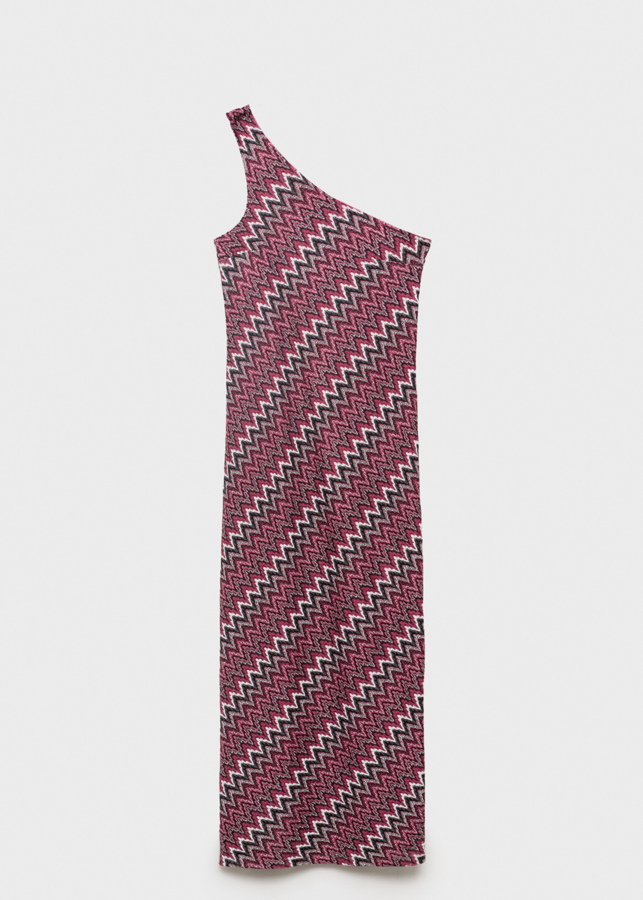 Lurex zigzag dress - Article without model