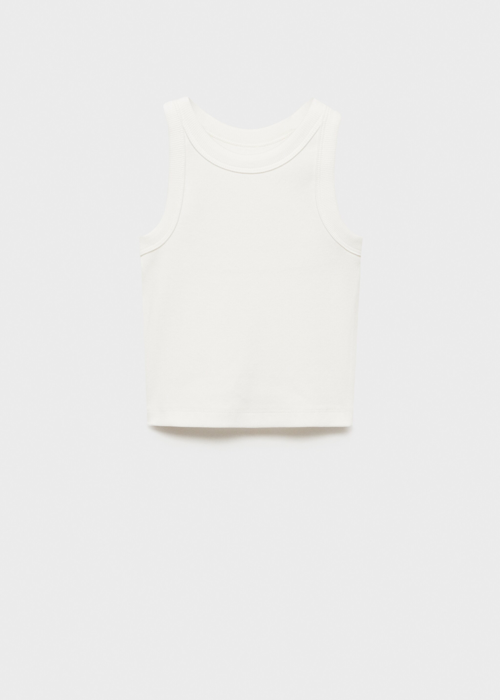 Knitted cropped top - Article without model