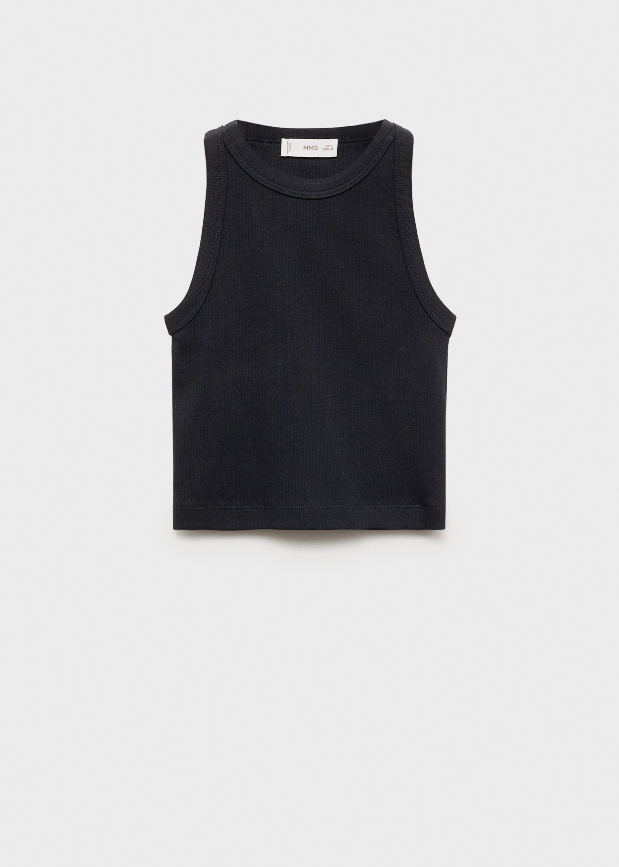 Knitted cropped top - Article without model