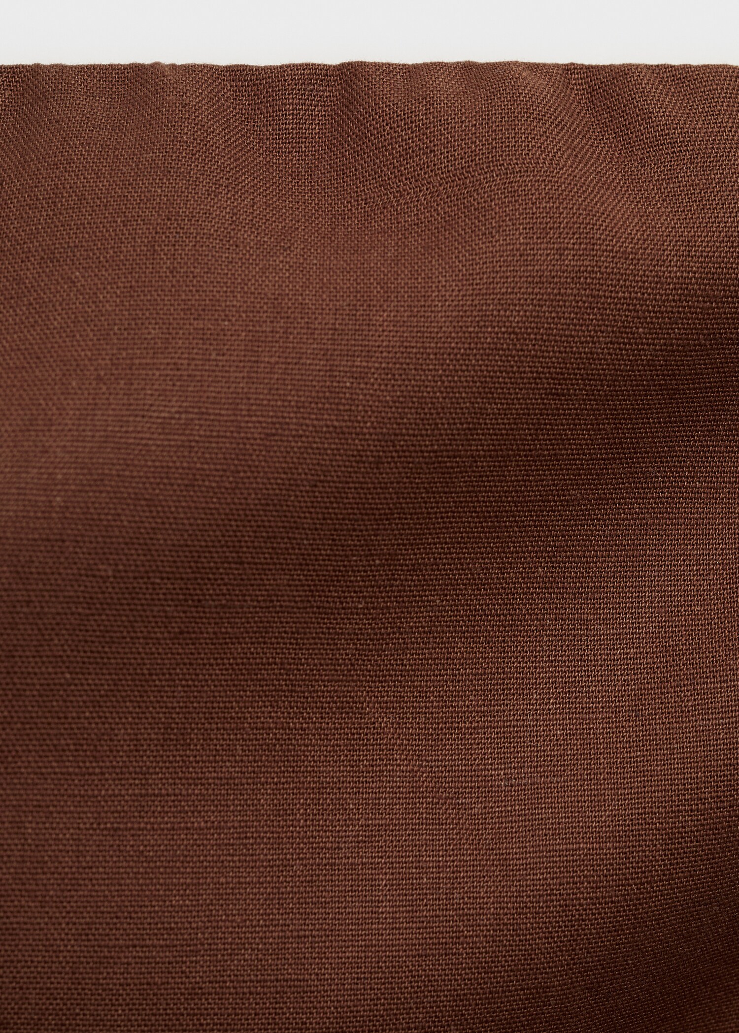 Cotton top with a V-shaped hem - Details of the article 8