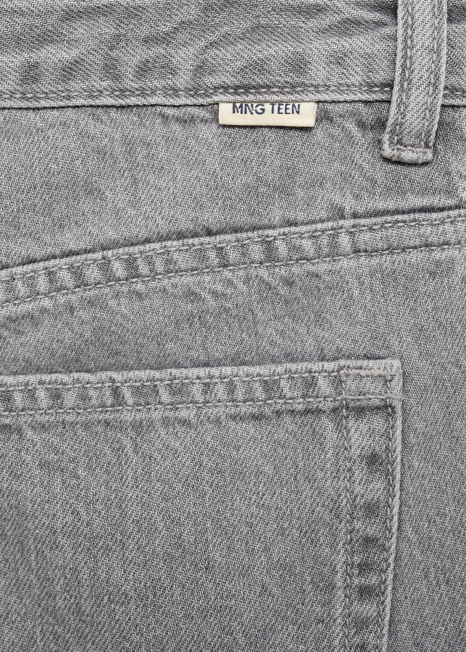 Cotton denim bermuda shorts - Details of the article 0