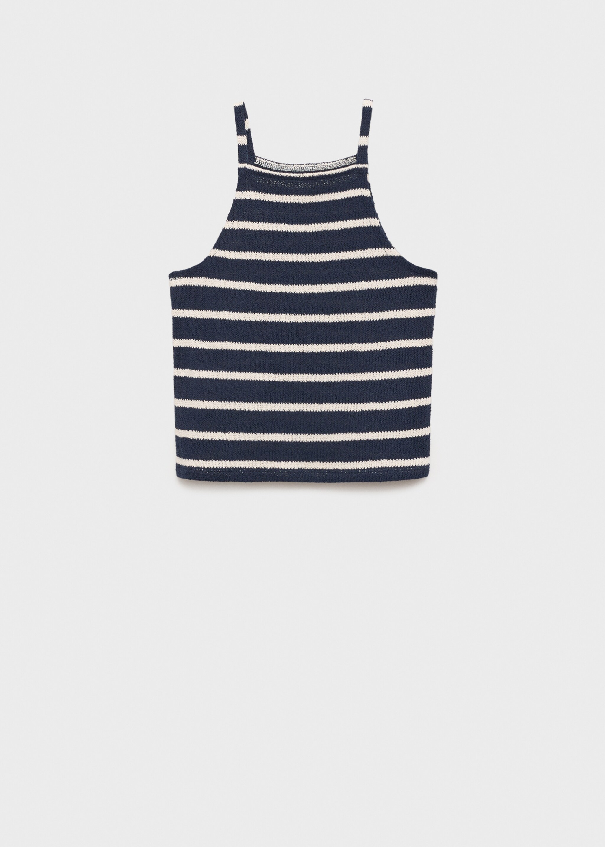 Striped halter-neck top - Article without model