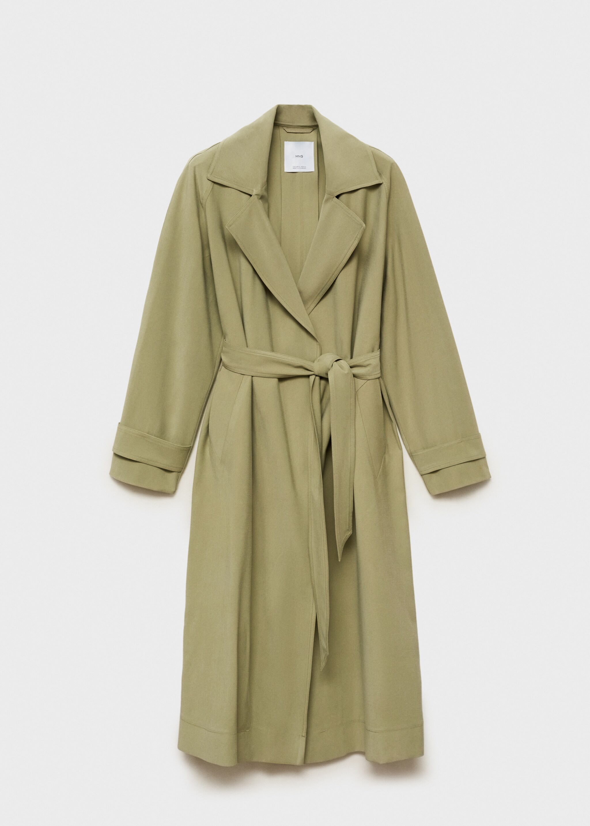 Soft trench coat with belt - Article without model