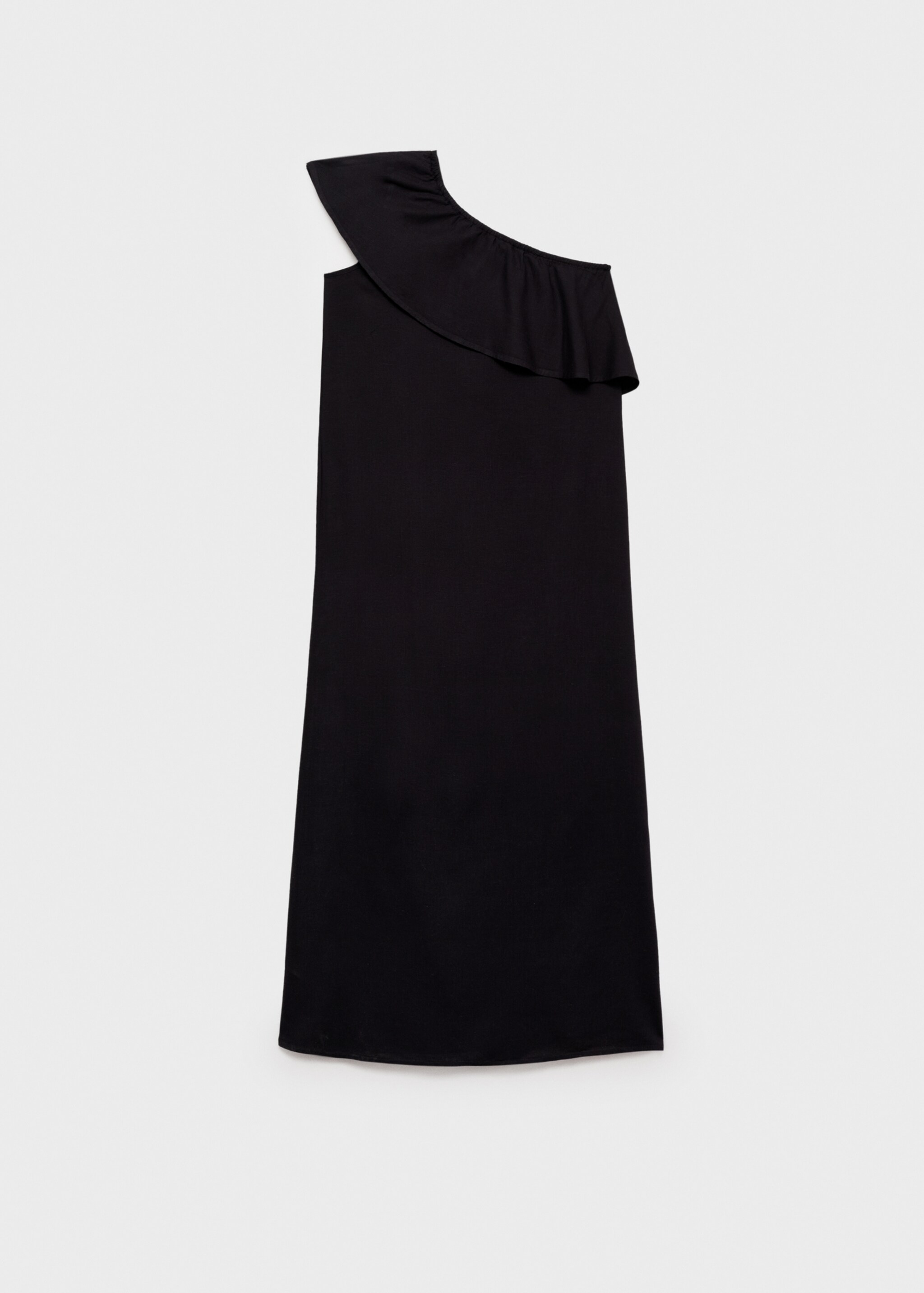 Ruffled linen dress - Article without model