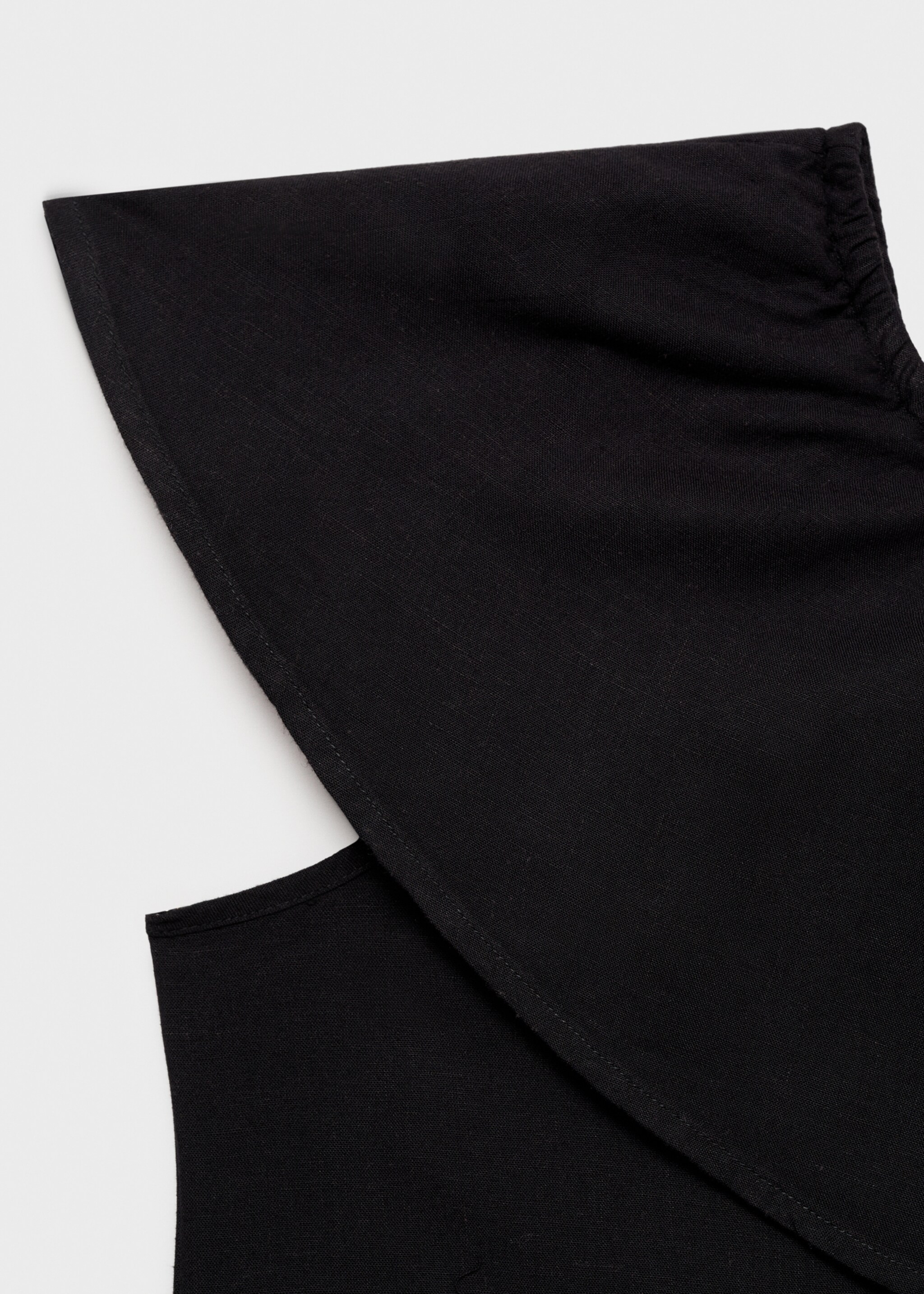 Ruffled linen dress - Details of the article 0