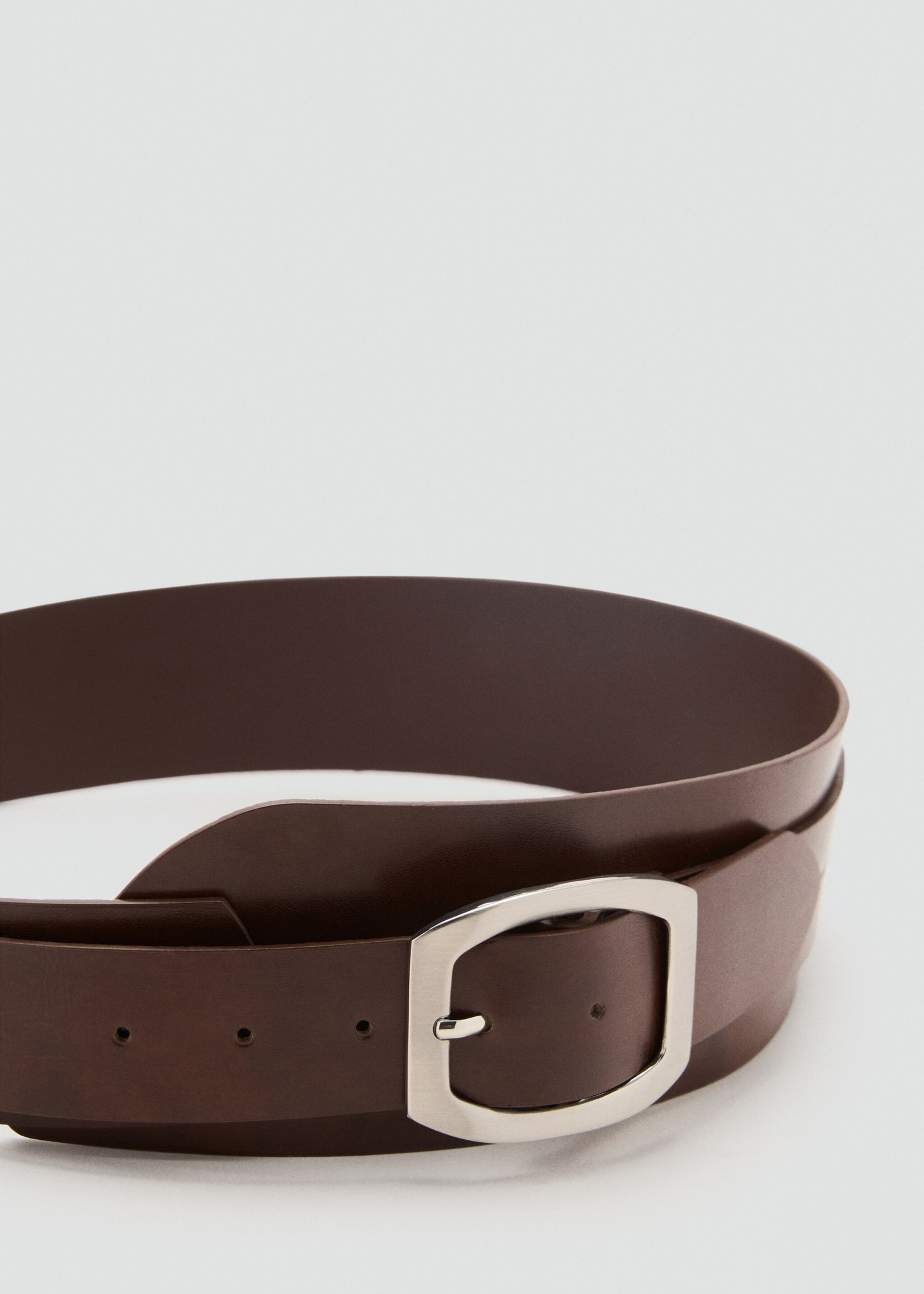 Ceinture large cuir - Plan moyen