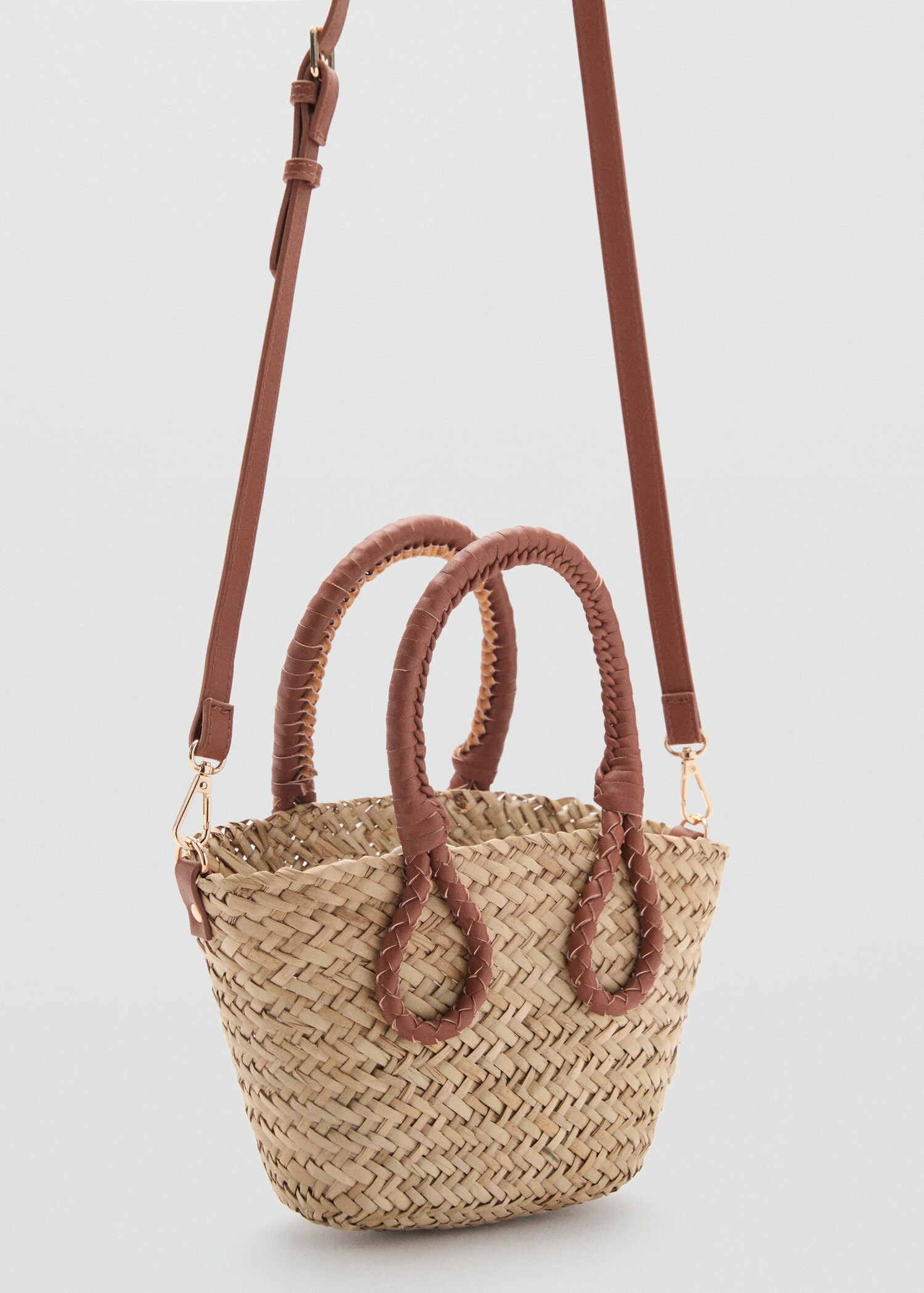 Mini panier en paille - Plan moyen