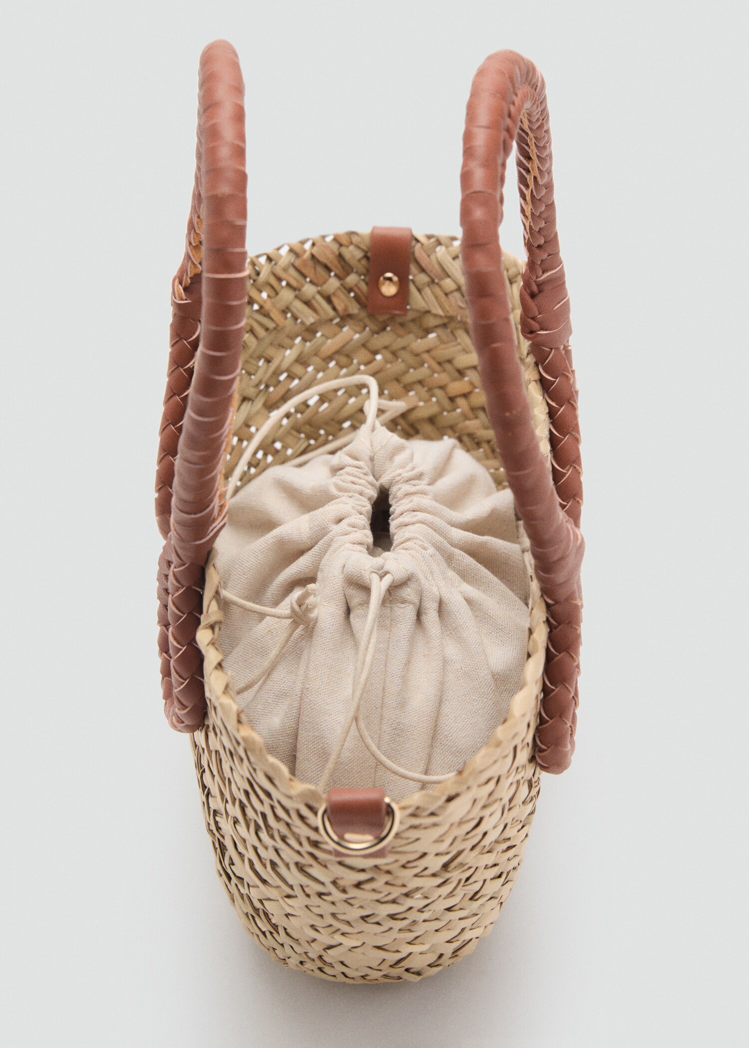 Mini panier en paille - Détail de l'article 2