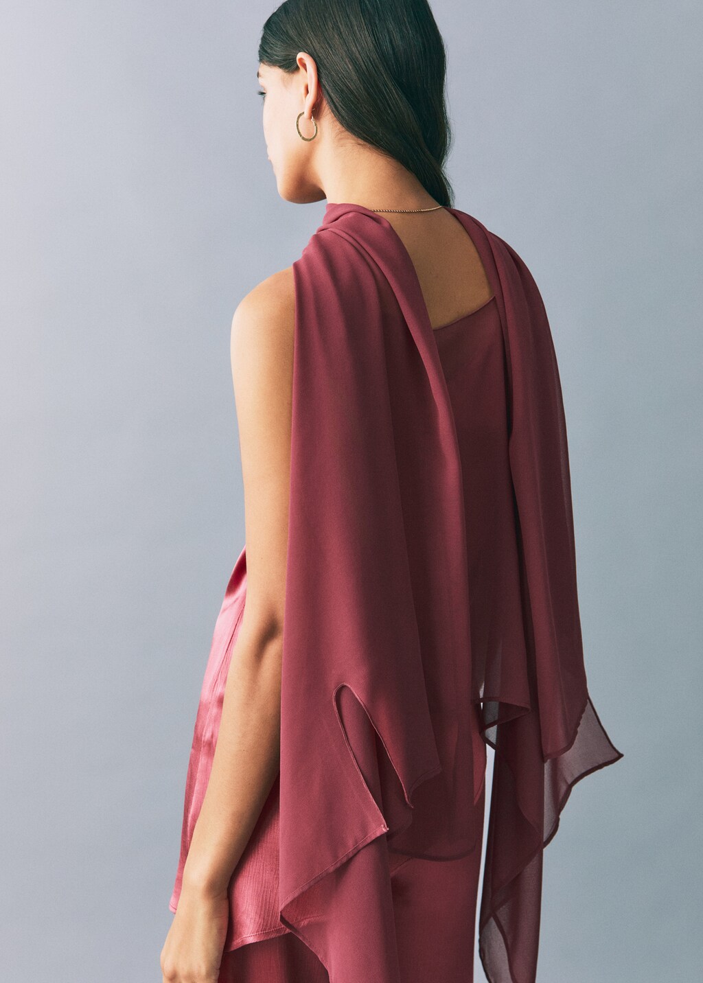 mango chiffon blouse