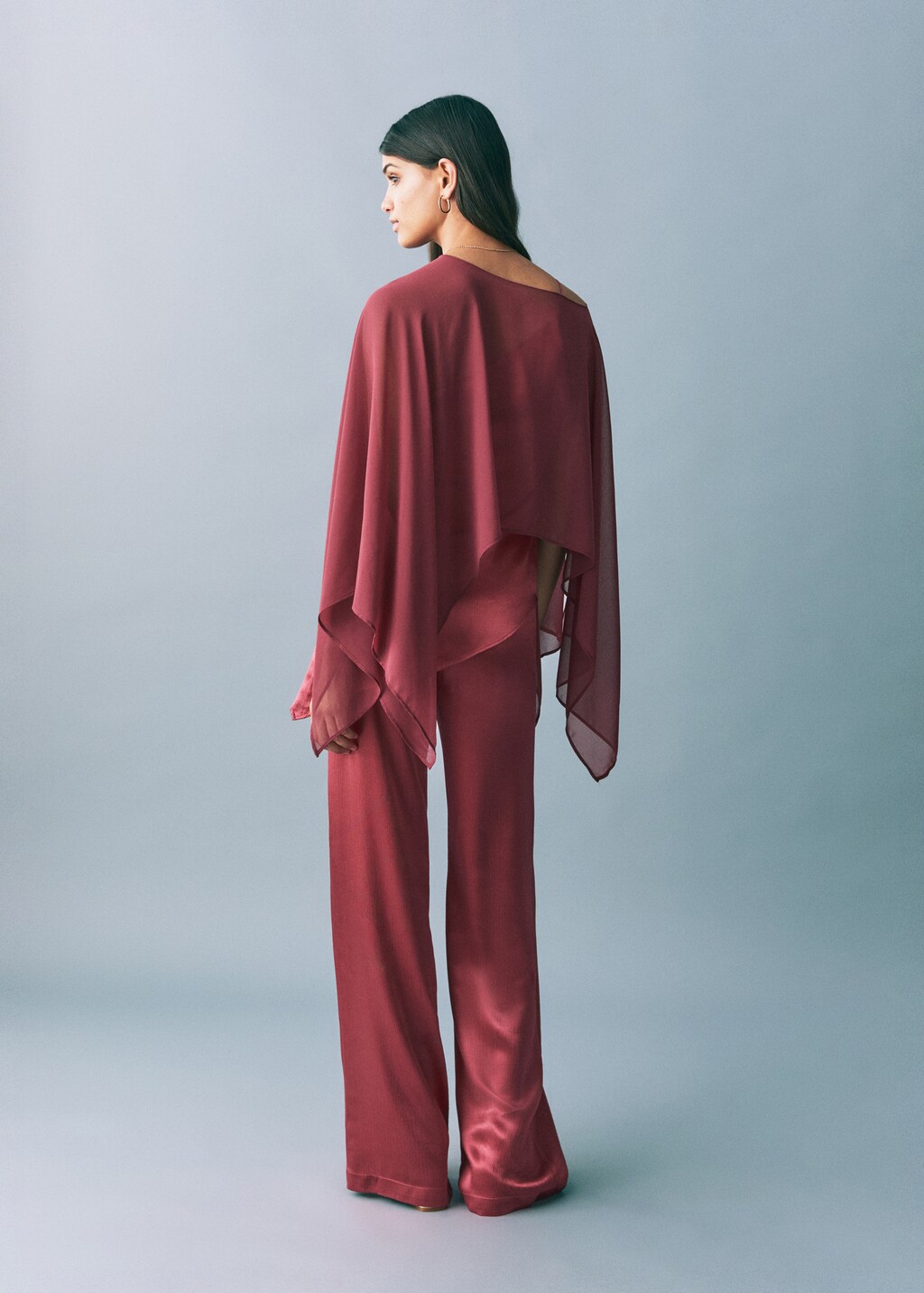 mango chiffon blouse