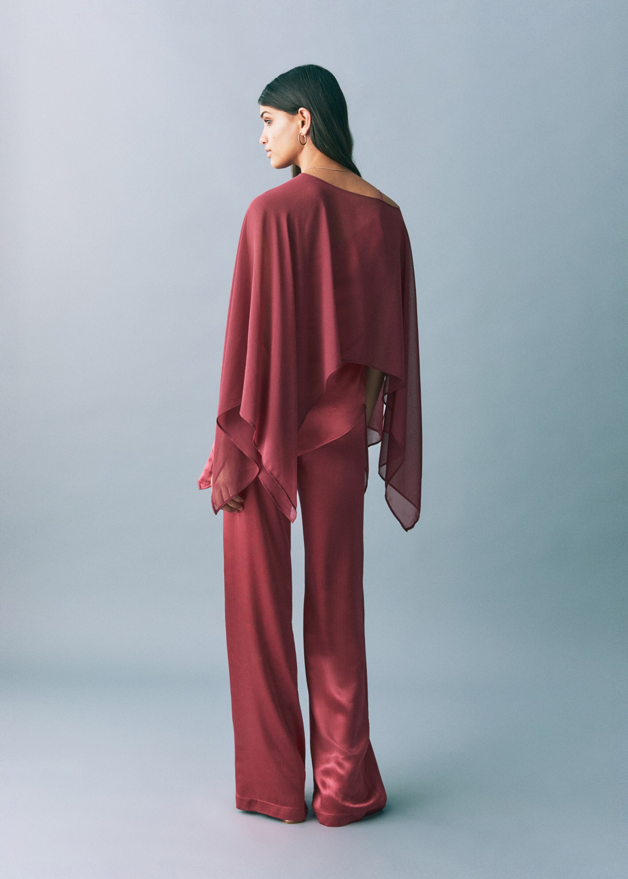 Chiffon layer top - Reverse of the article