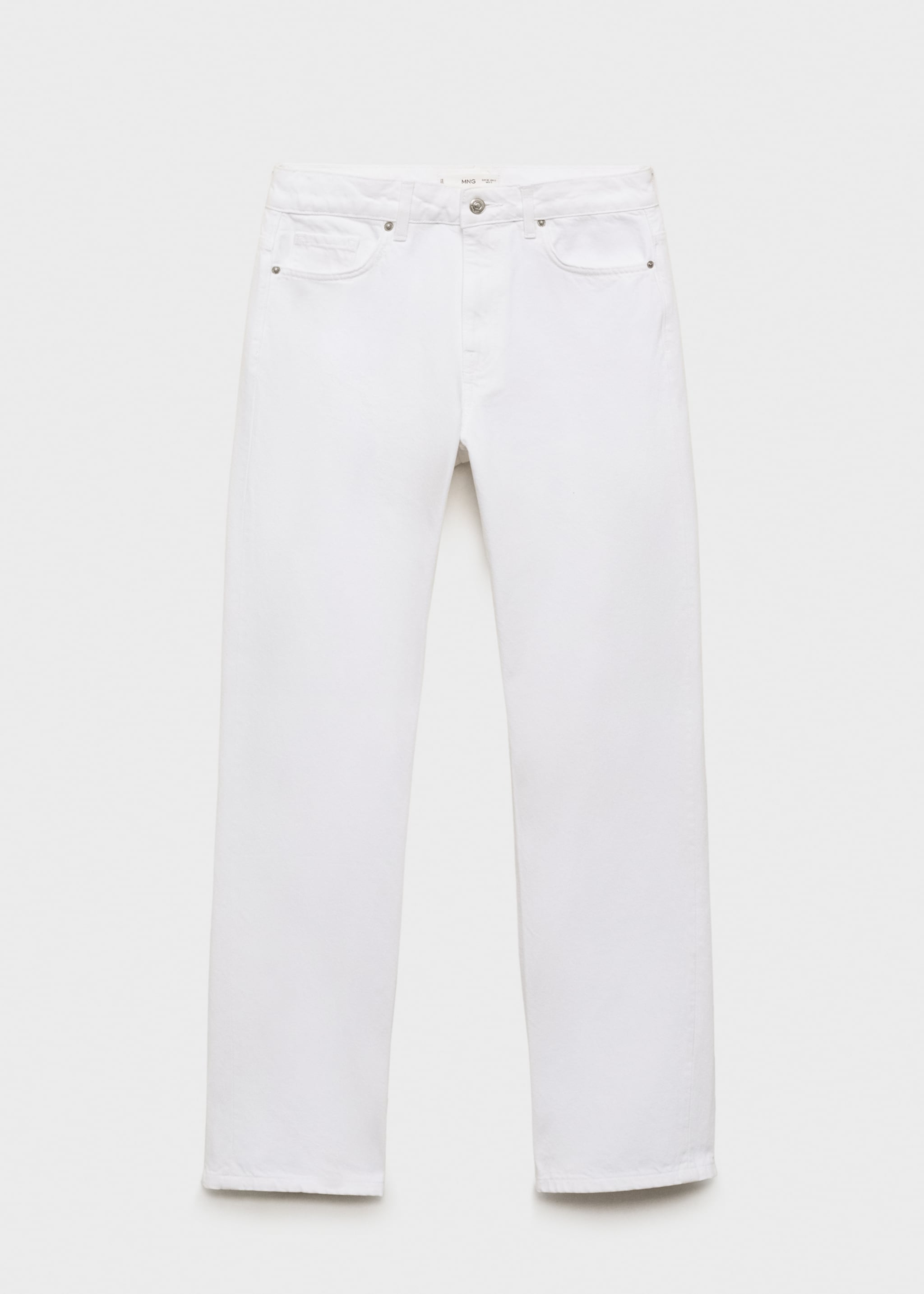 Mid-rise straight jeans - Article without model