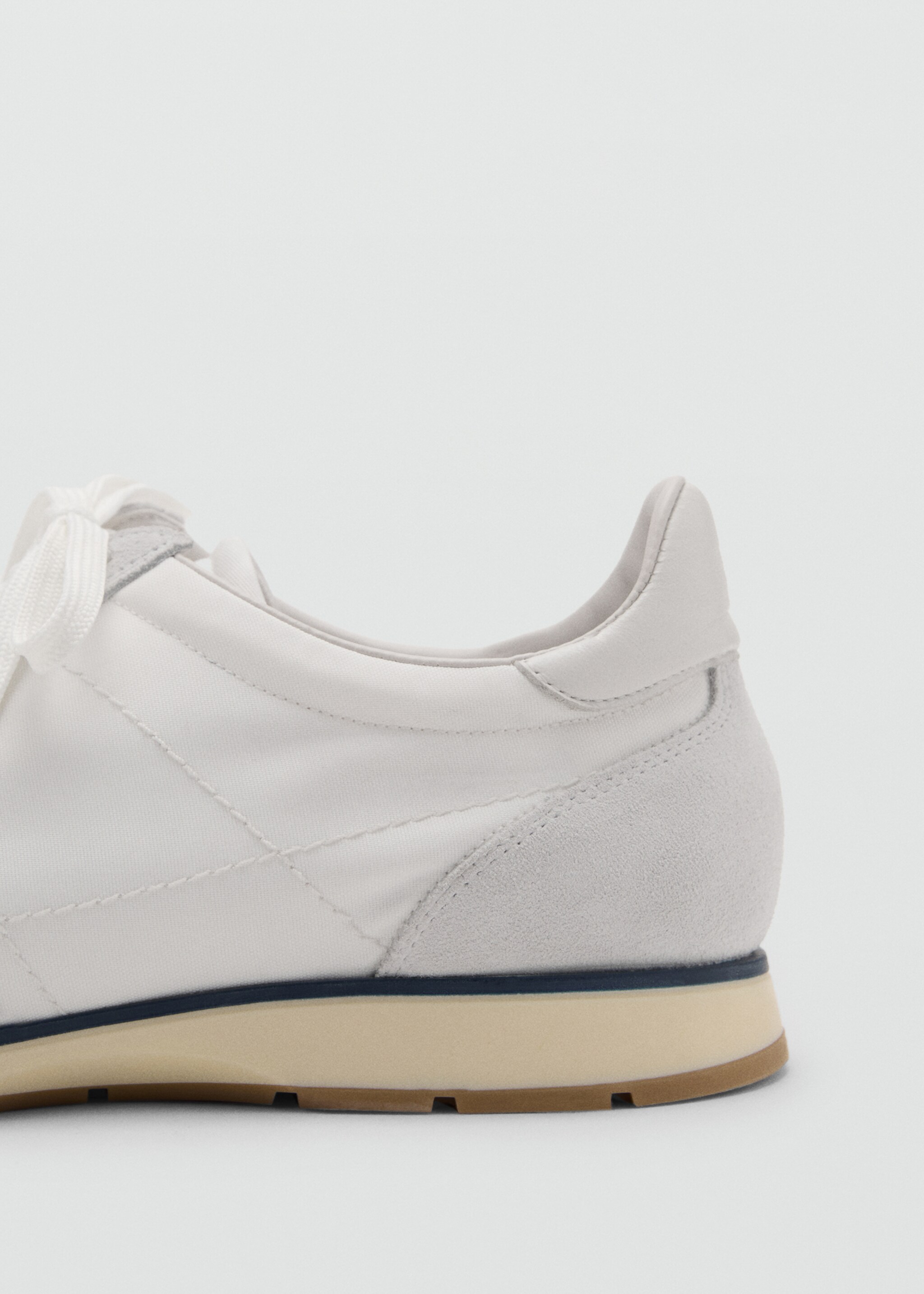 Leather mixed sneakers - Details of the article 1