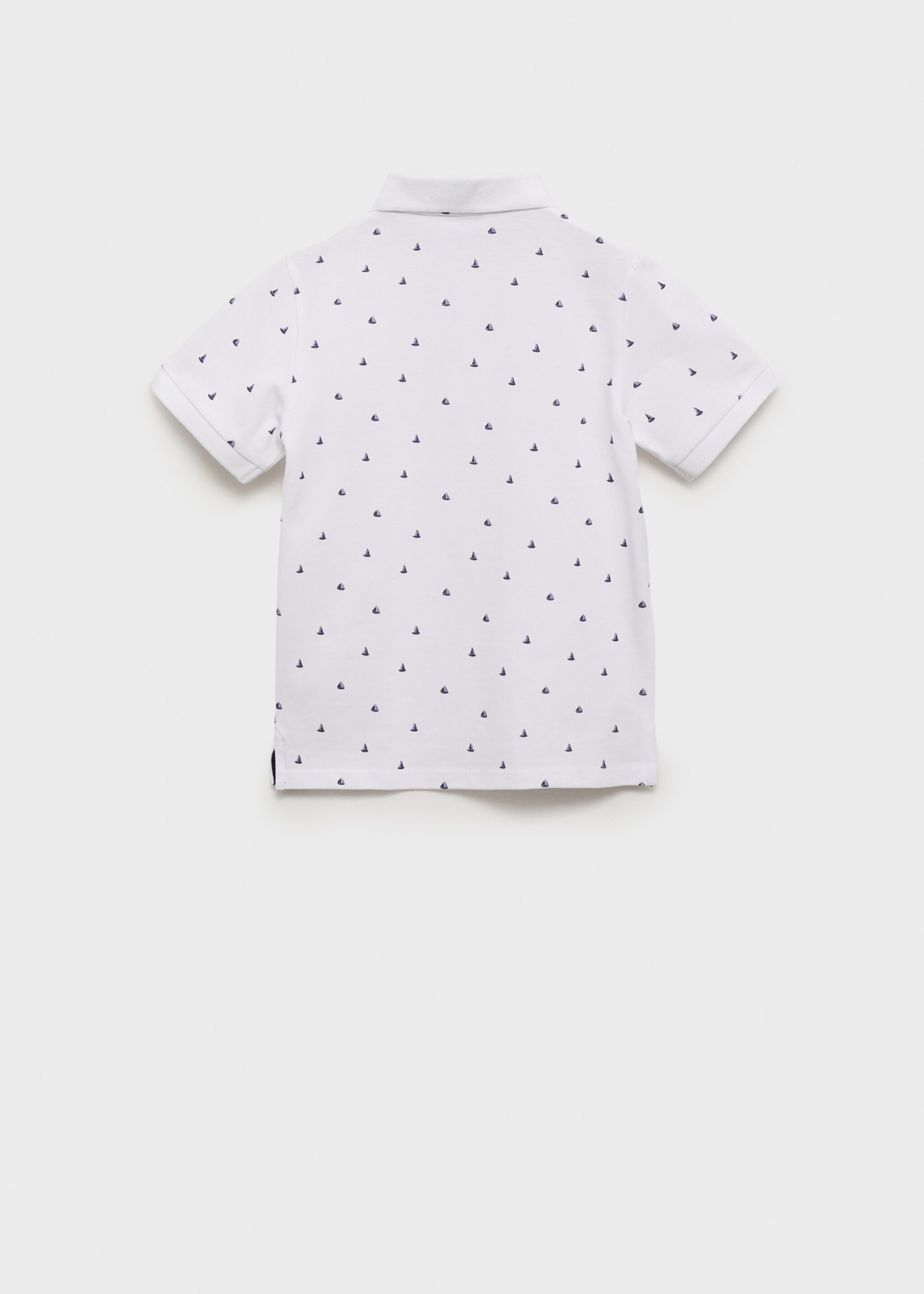 Polo algodón estampado - Reverso del artículo