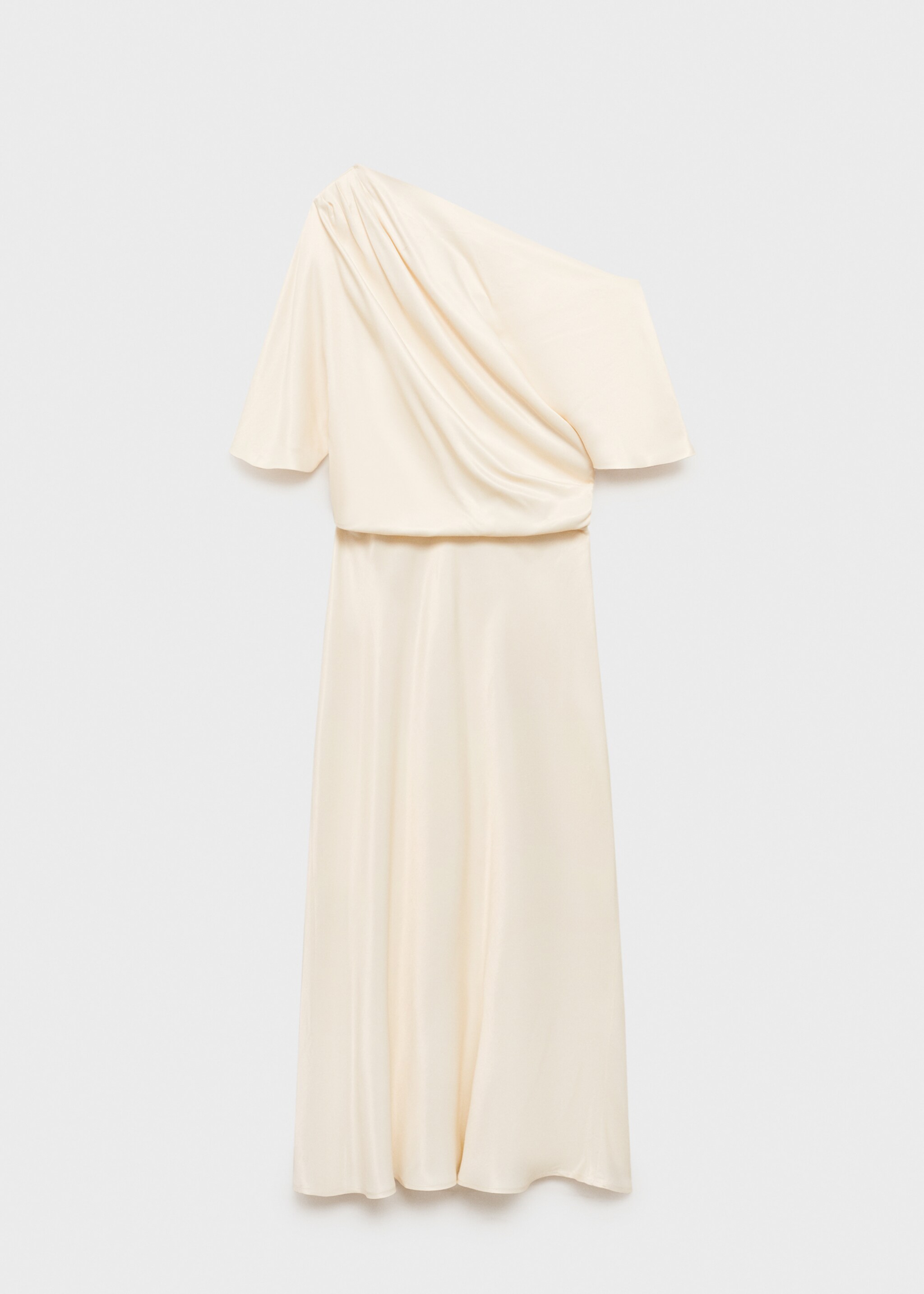 Draped asymmetrical midi-dress - Article without model