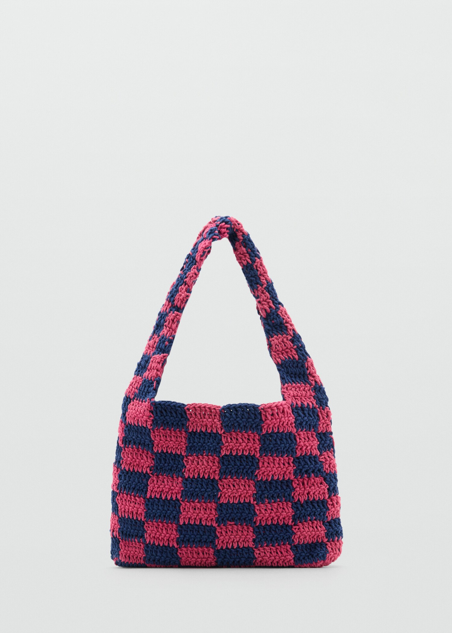 Sac crochet carreaux - Article sans modèle