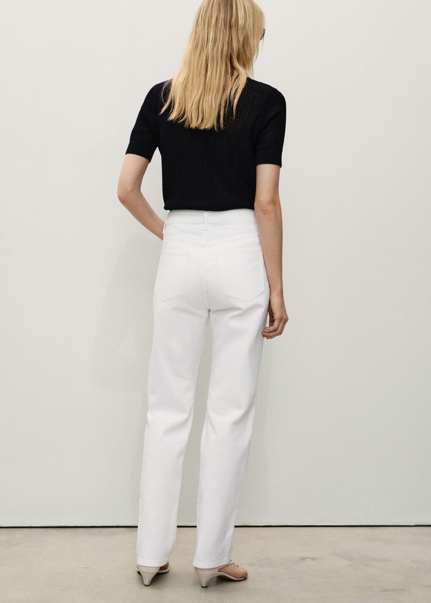 Matilda medium-rise straight-fit jeans - Reverse of the article