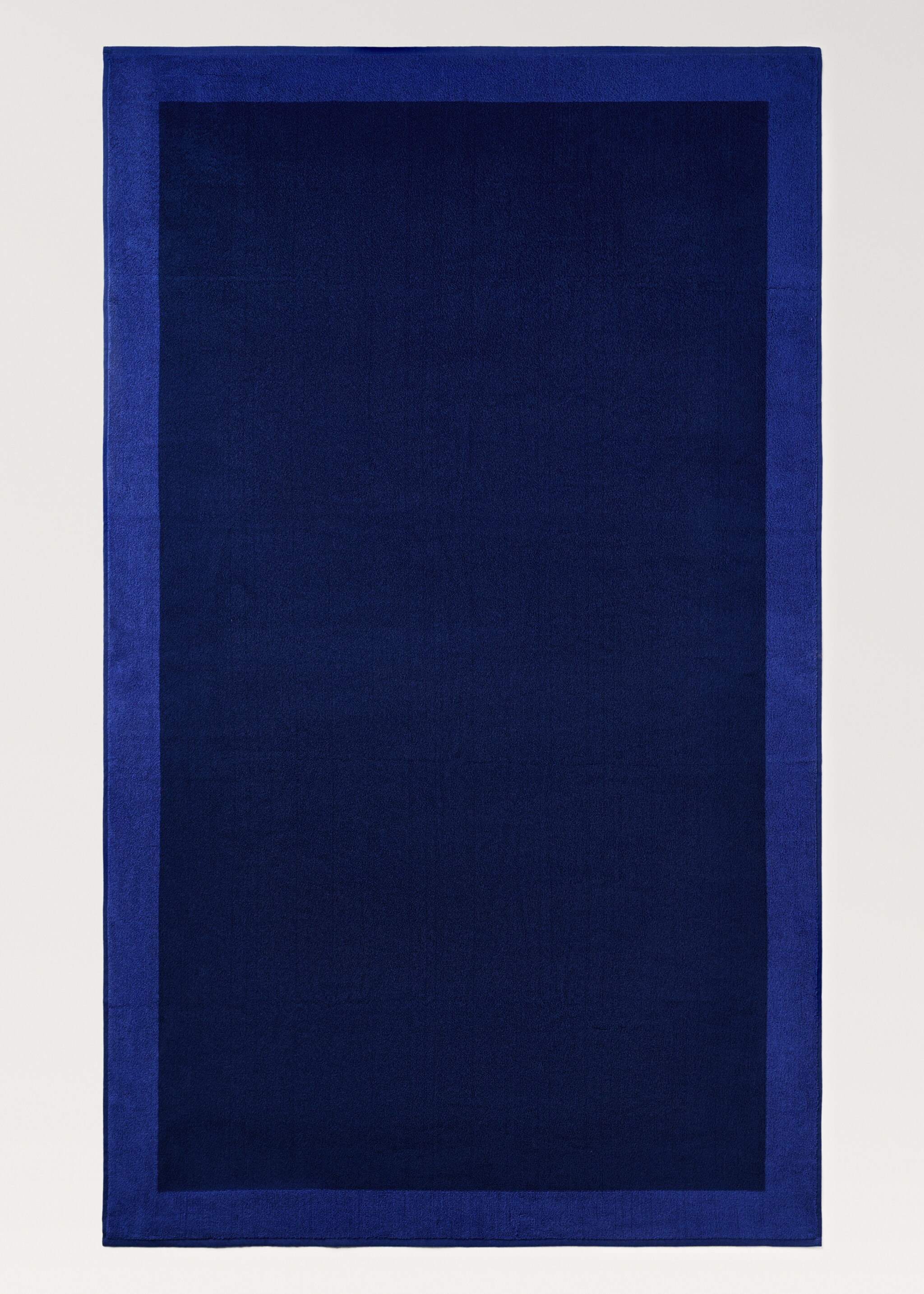 Cotton beach towel with frame design - Details of the article 3