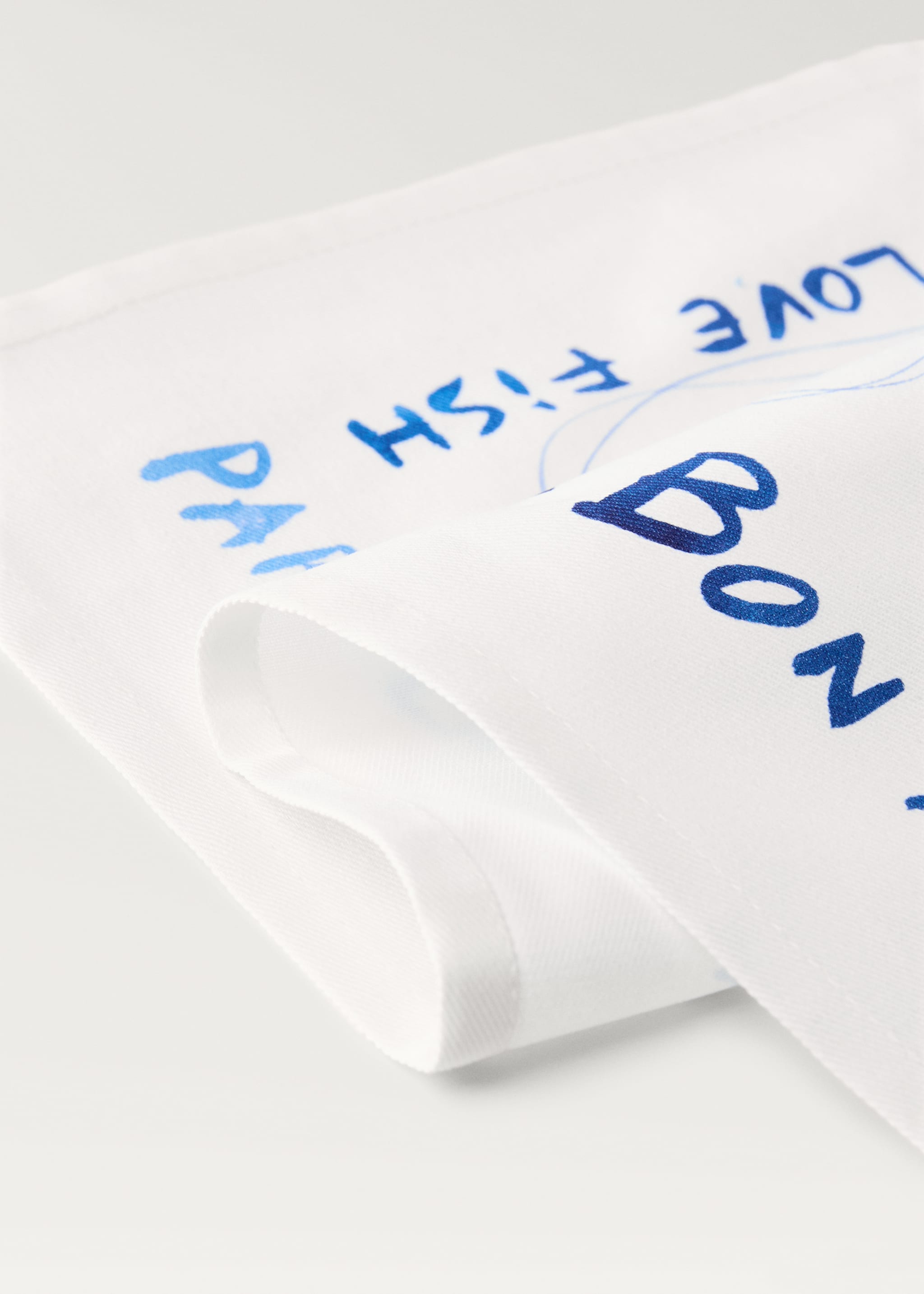 Cotton placemat with shrimp design - Details of the article 1