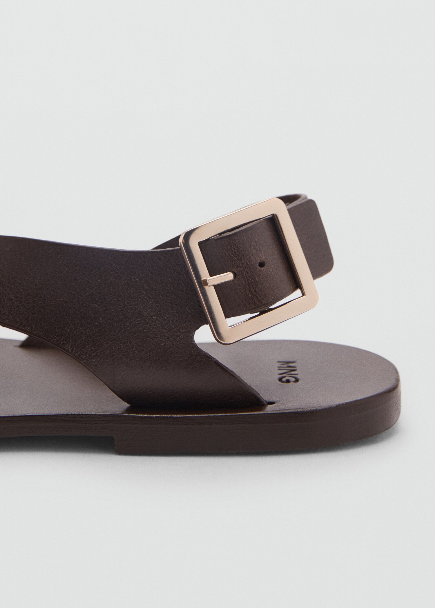 Sandales cuir lanière croisée - Détail de l'article 1