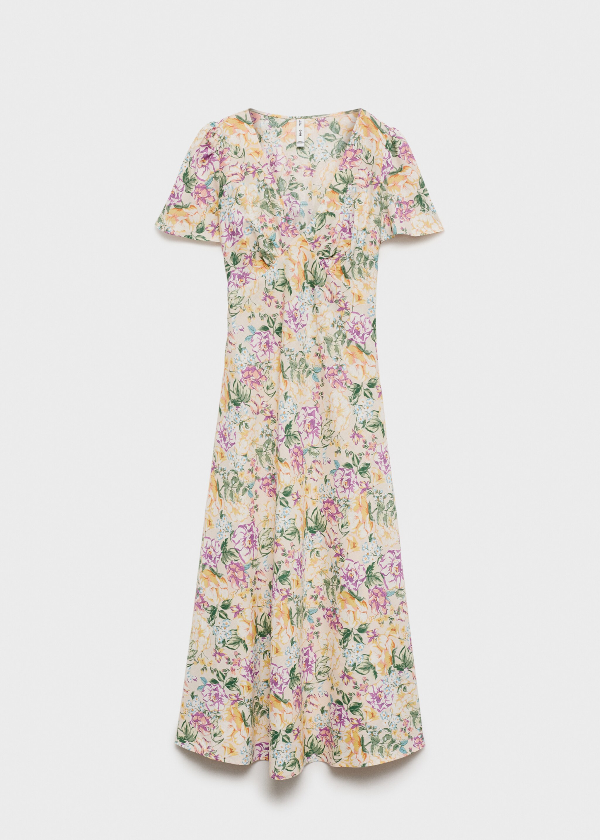 Vestido lino flores - Artículo sin modelo