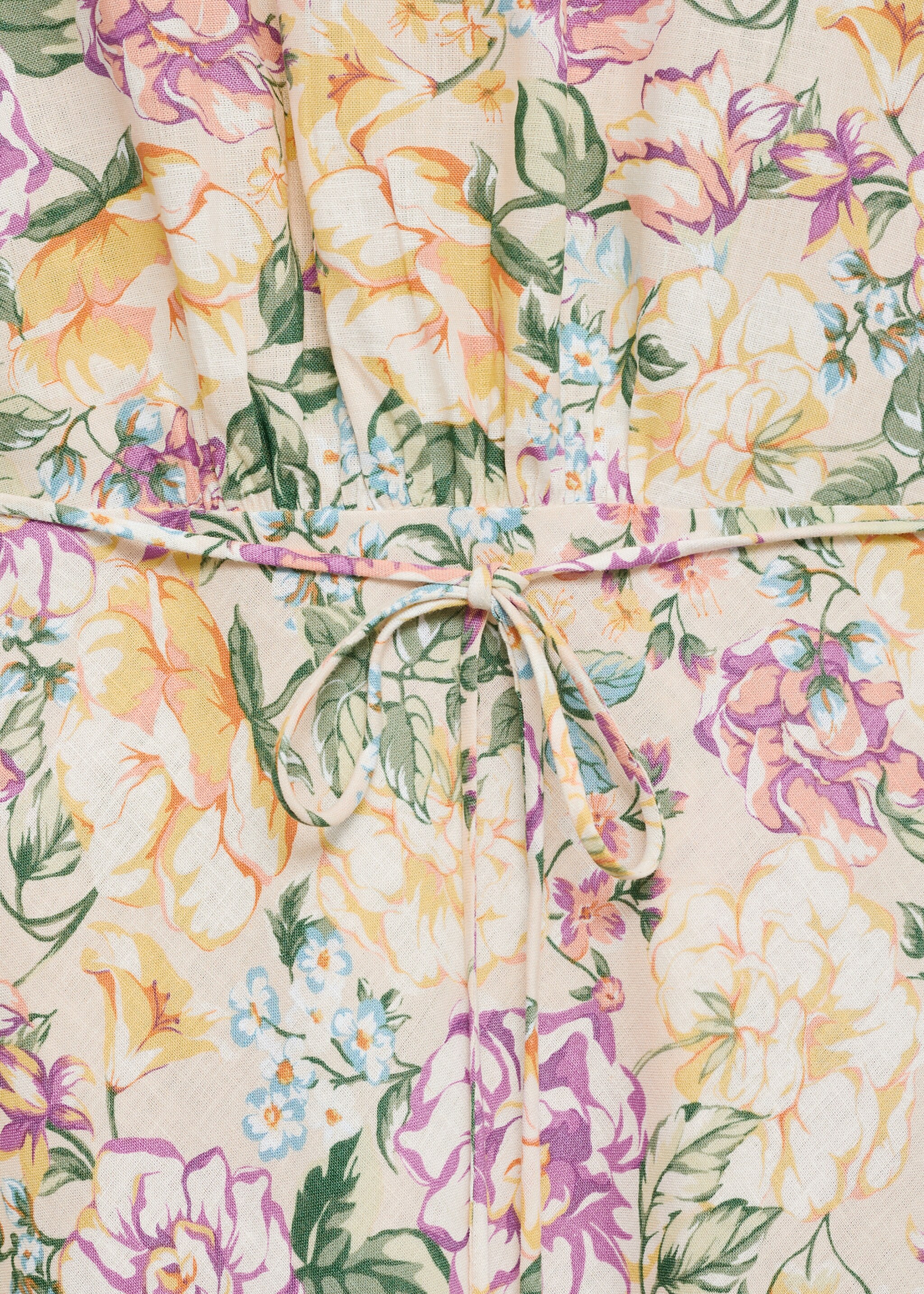 Vestido lino flores - Detalle del artículo 0