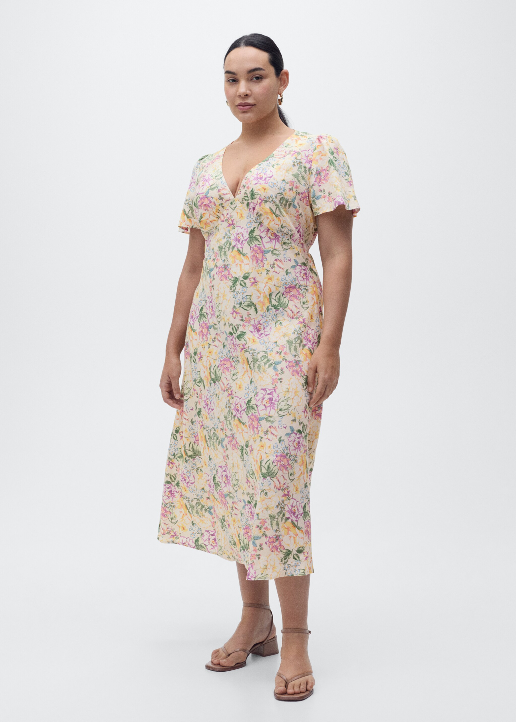 Vestido lino flores - Detalle del artículo 3