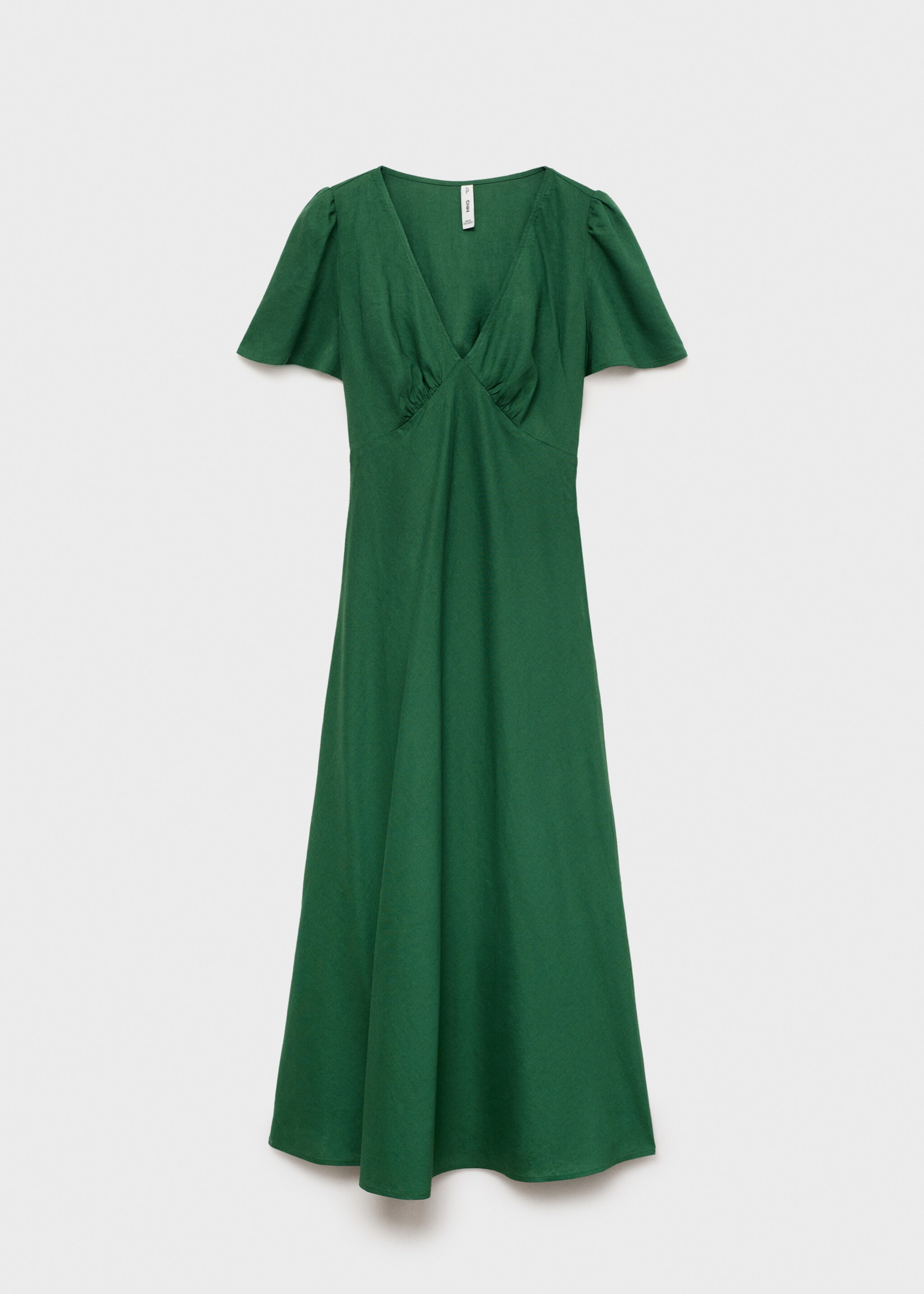 Robe en lin à fleurs - Article sans modèle