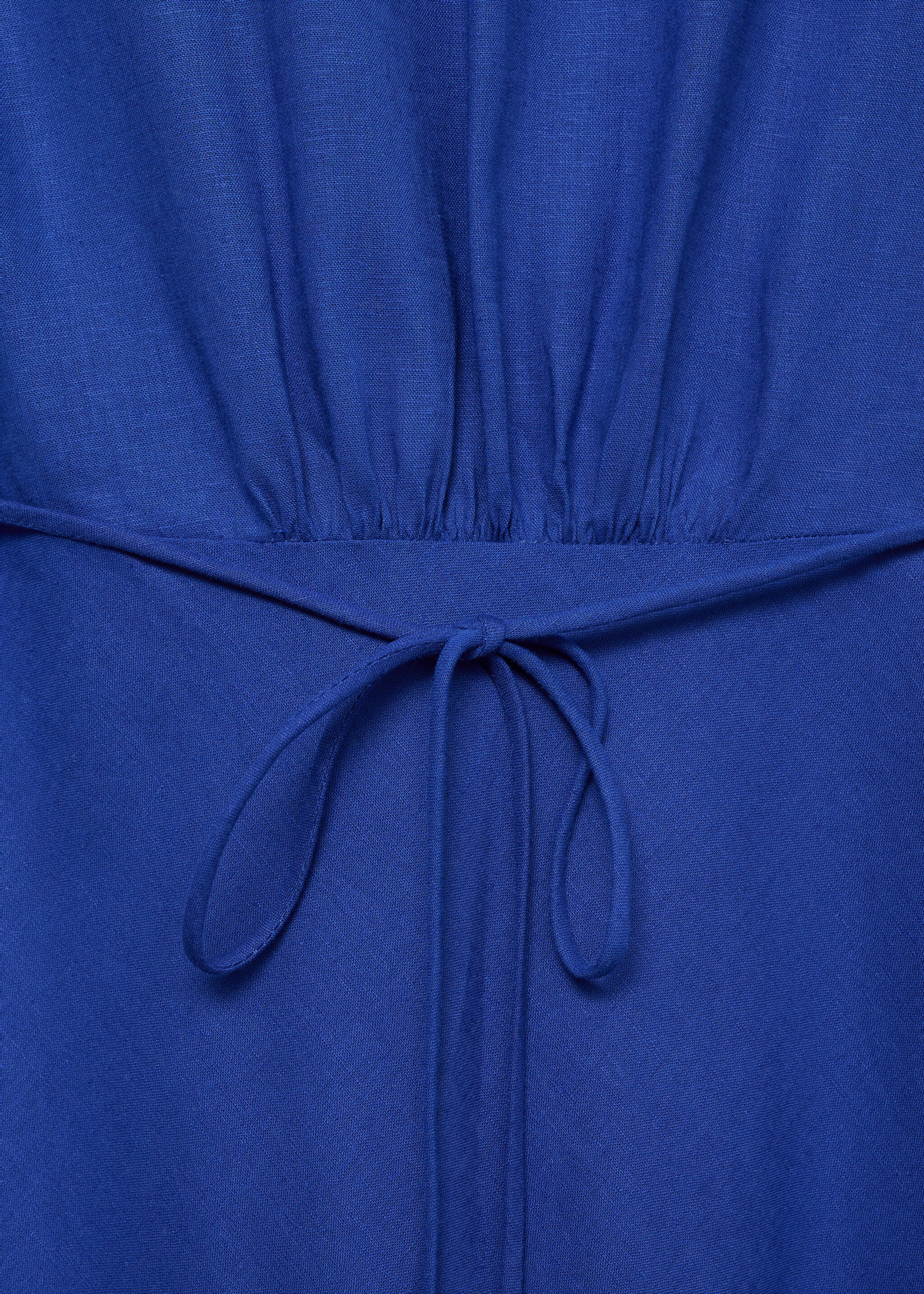 Robe en lin à fleurs - Détail de l'article 0