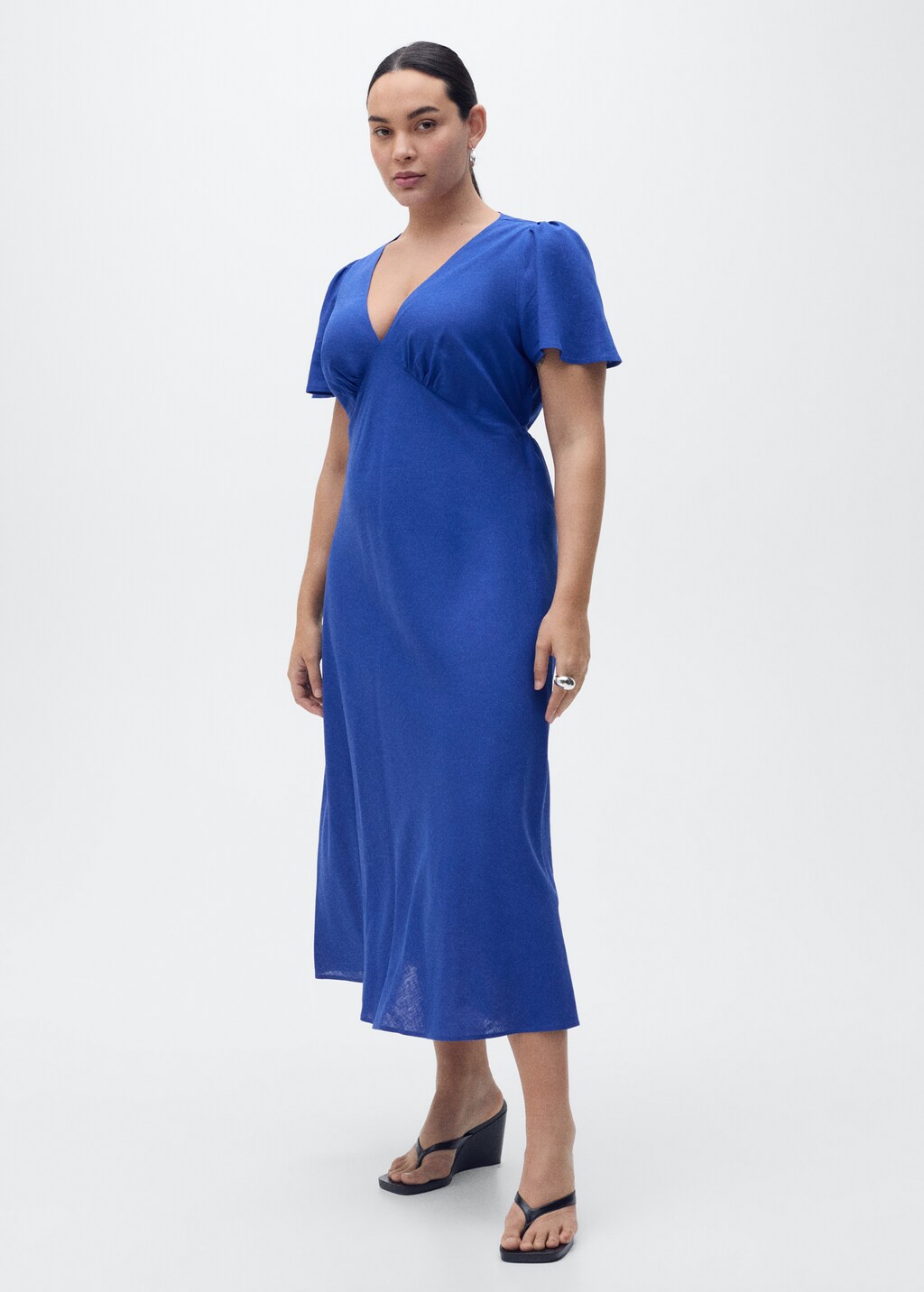 Mango authentic floral linen blend dress - Official Online Store Mango authentic floral linen blend dress - Official Online Store