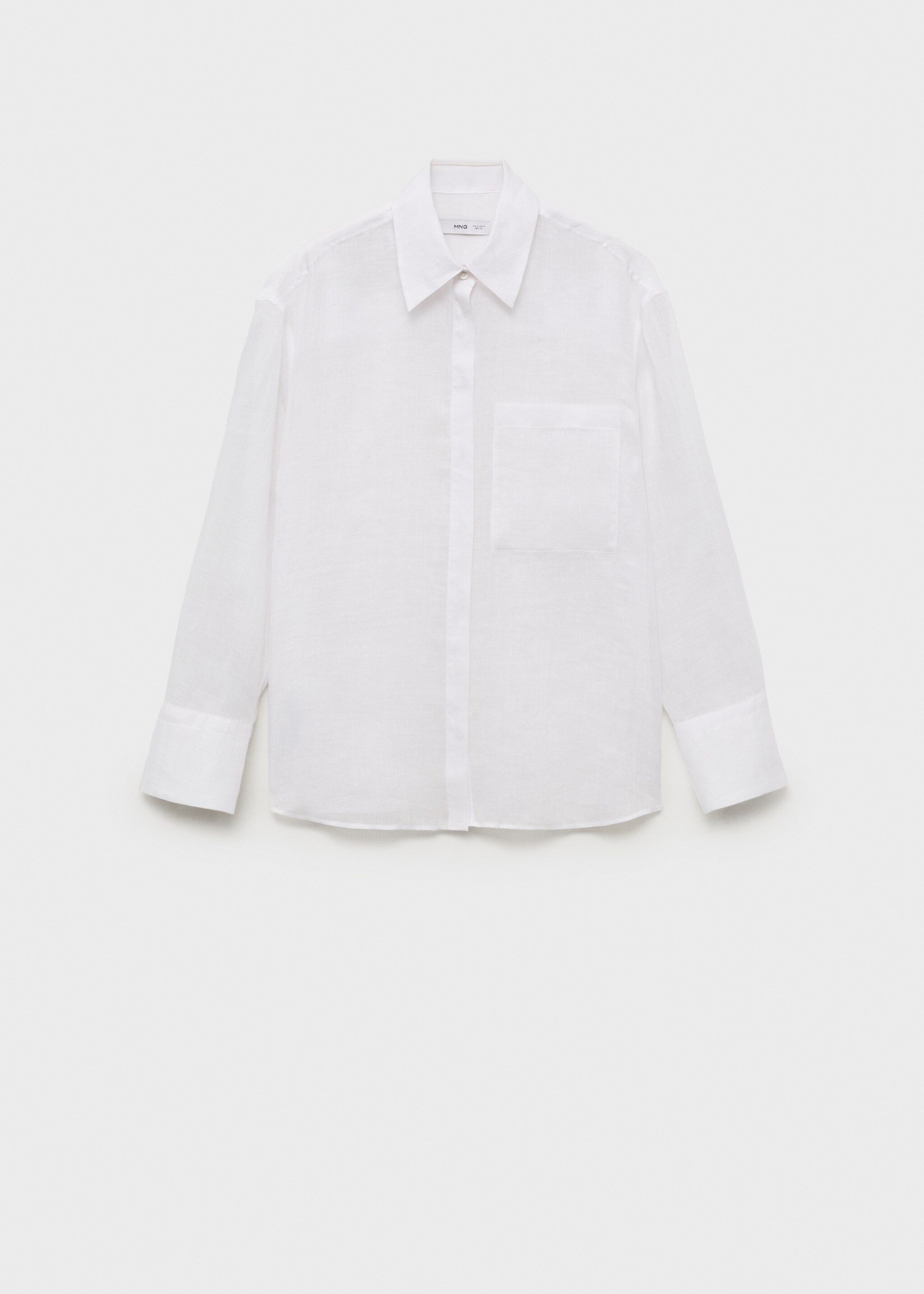Ramie shirt with pocket - Article without model