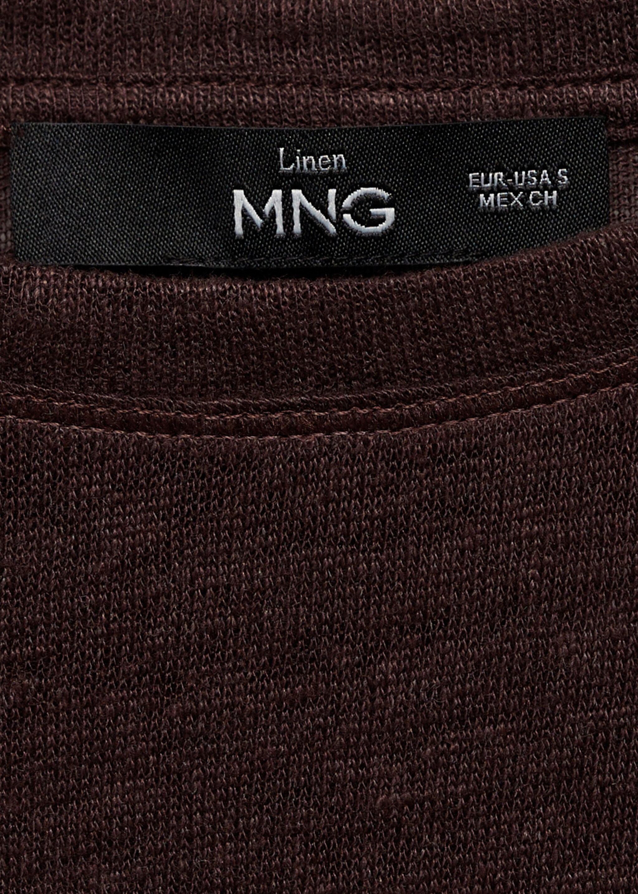 Camiseta regular fit lino - Detalle del artículo 8