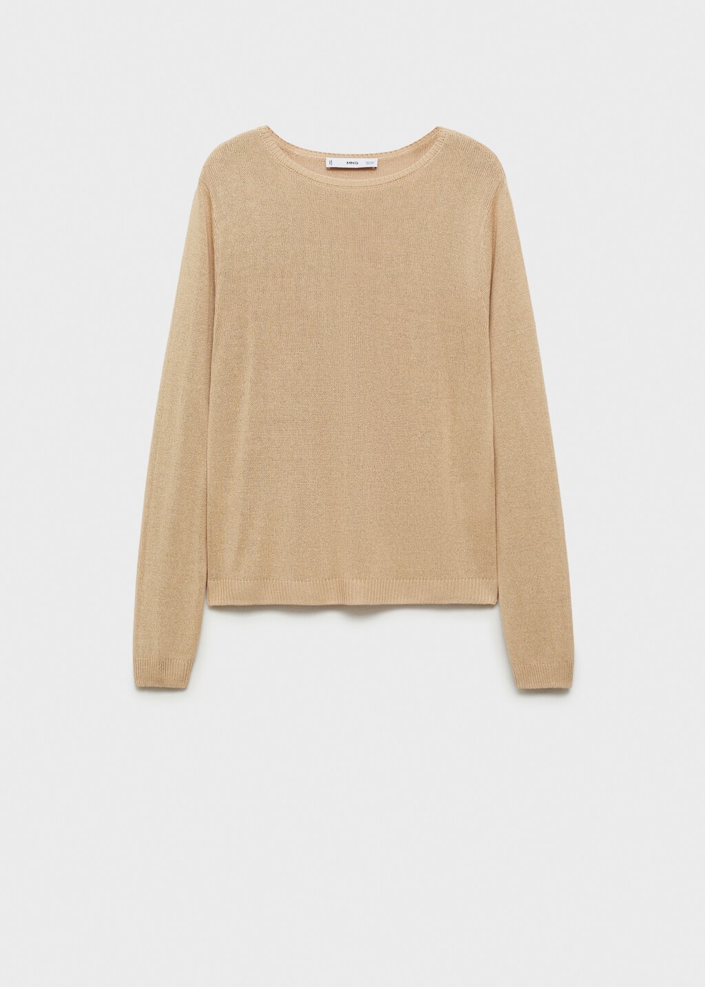 Linen-blend boat-neck sweater - image 5