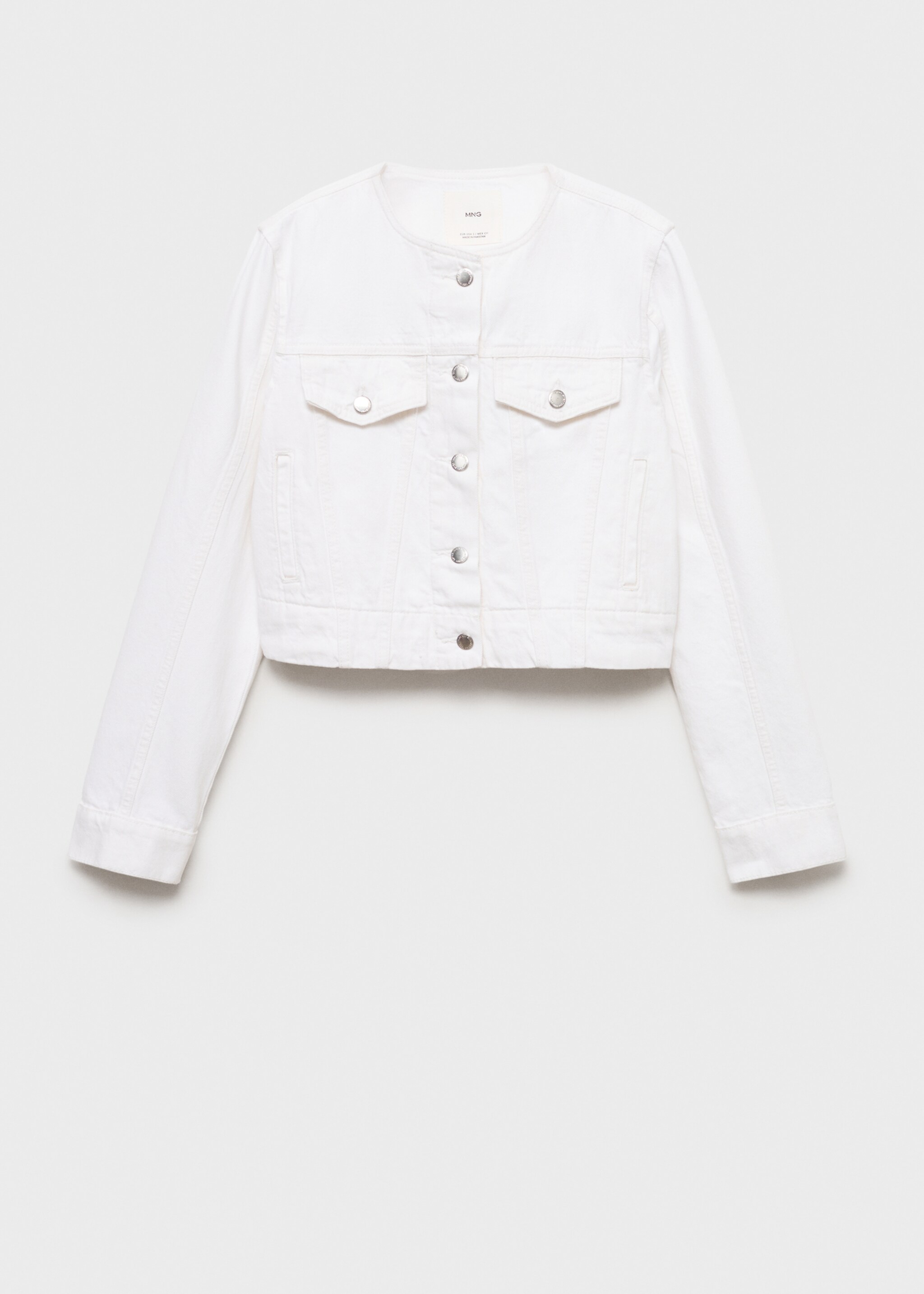 Crop denim jacket - Article without model