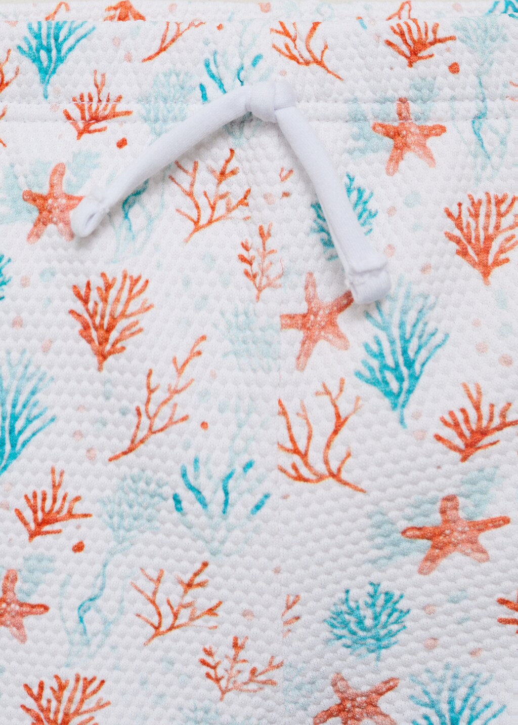 Textured printed swimsuit