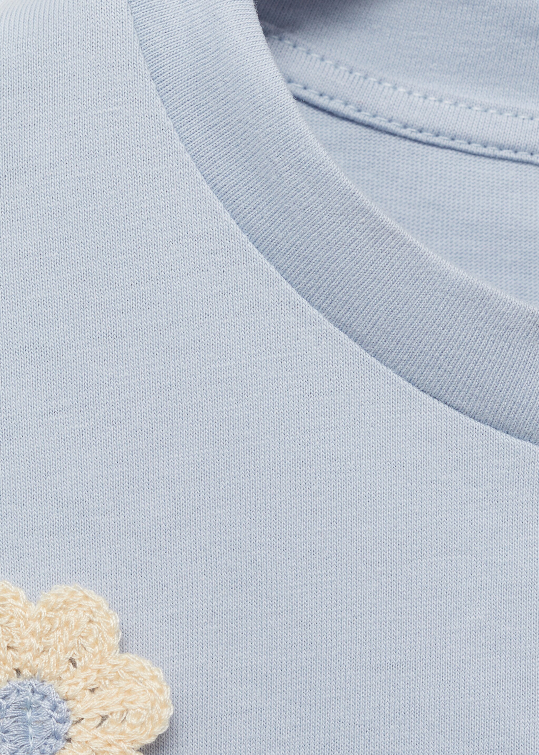 Camiseta algodón aplique flores - Detalle del artículo 8